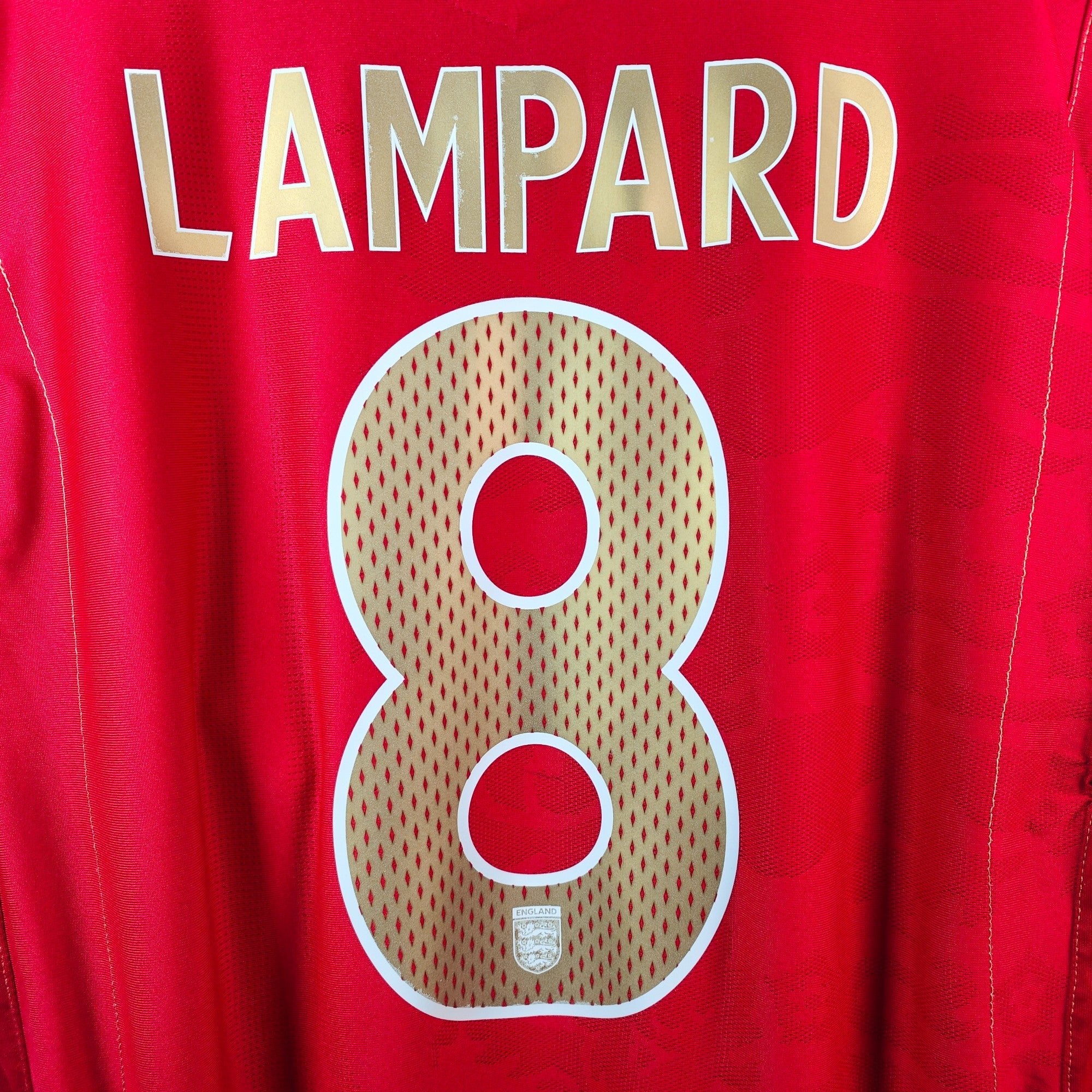 2006 - 08 England Away Shirt Lampard 8 - 8.5/10 - (M) - Eternal Pitch