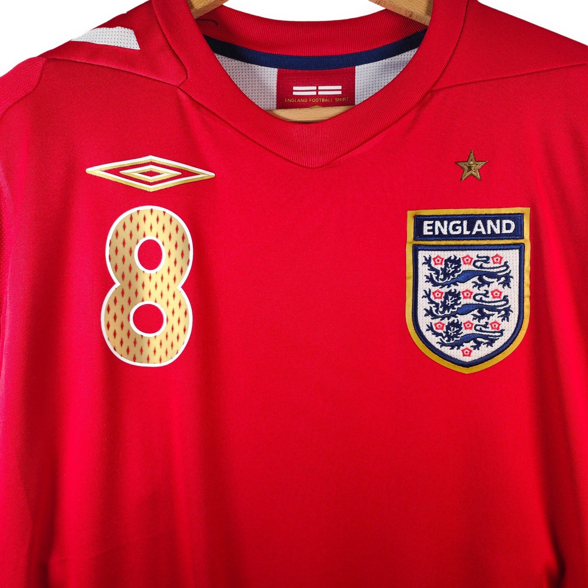 2006 - 08 England Away Shirt Lampard 8 - 8.5/10 - (M) - Eternal Pitch