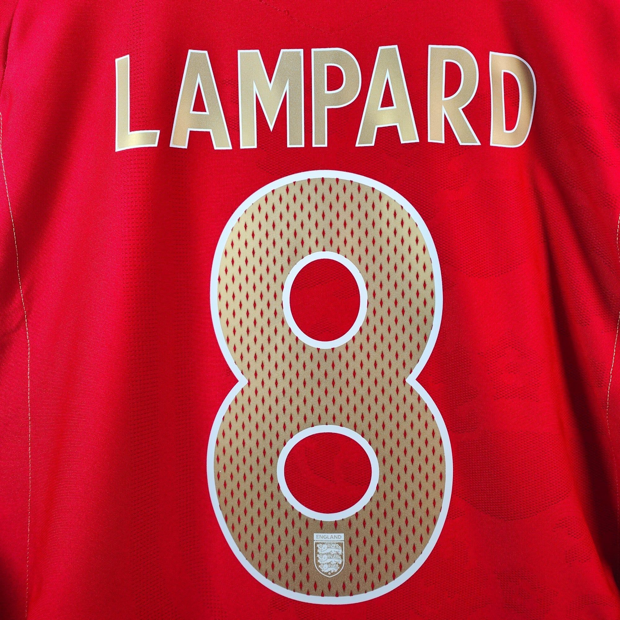 2006 - 08 England Away Shirt Lampard 8 (L) - Eternal Pitch