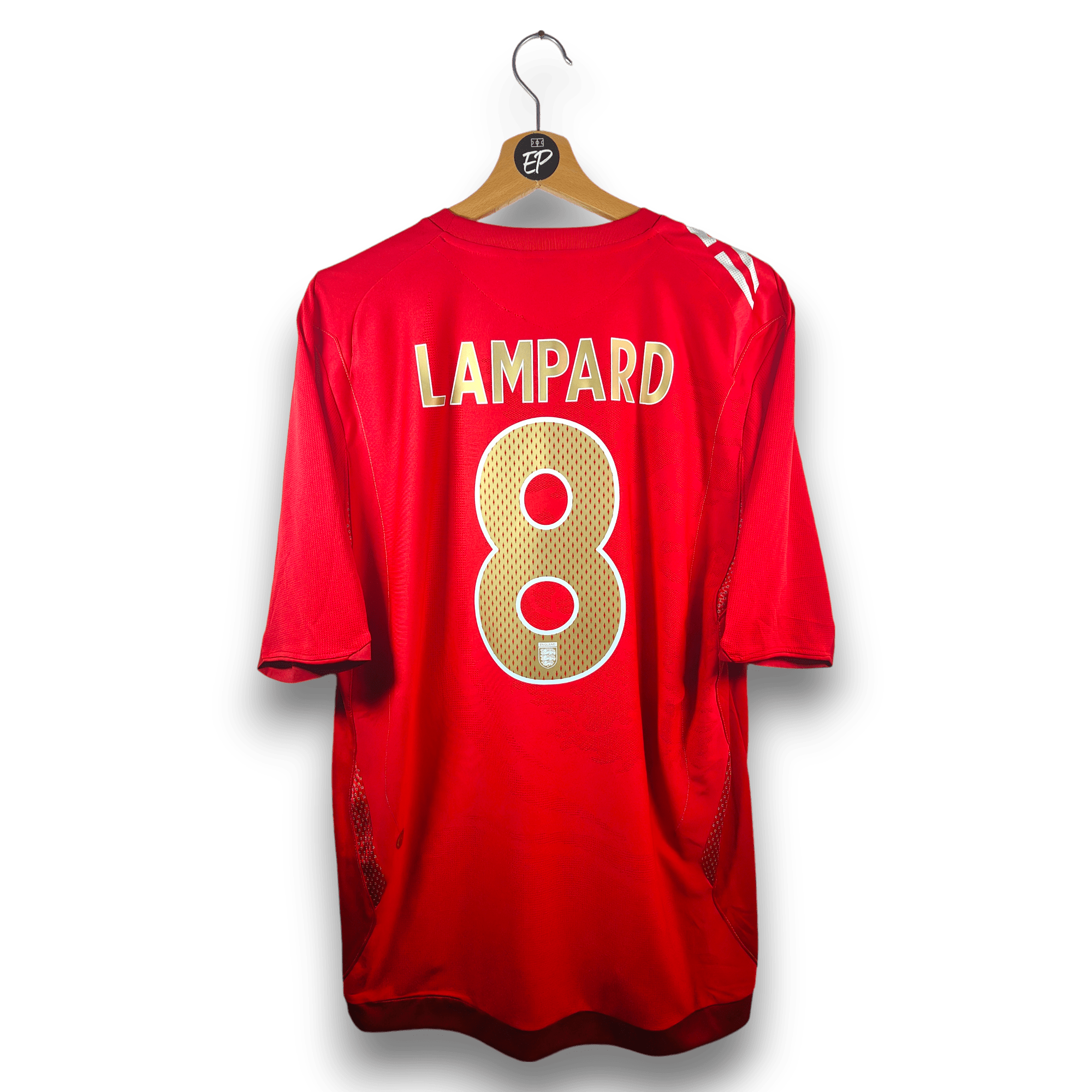 2006 - 08 England Away Shirt Lampard 8 (L) - Eternal Pitch