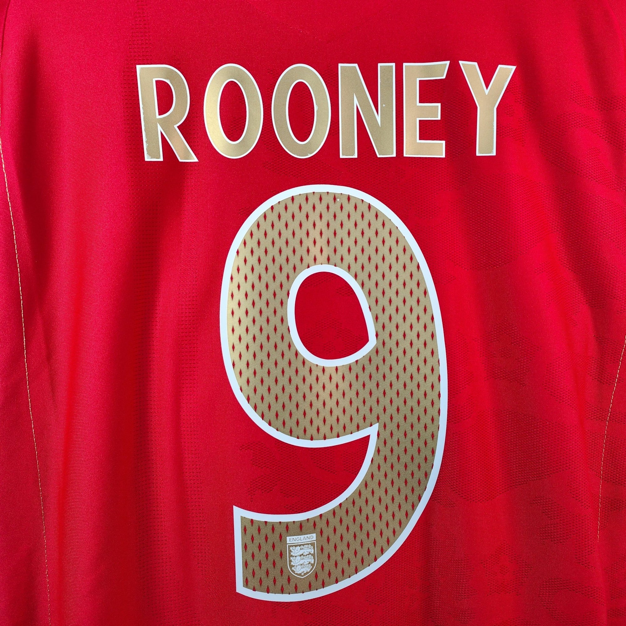 2006 - 08 England Away Shirt Rooney 9 - 8.5/10 - (L) - Eternal Pitch