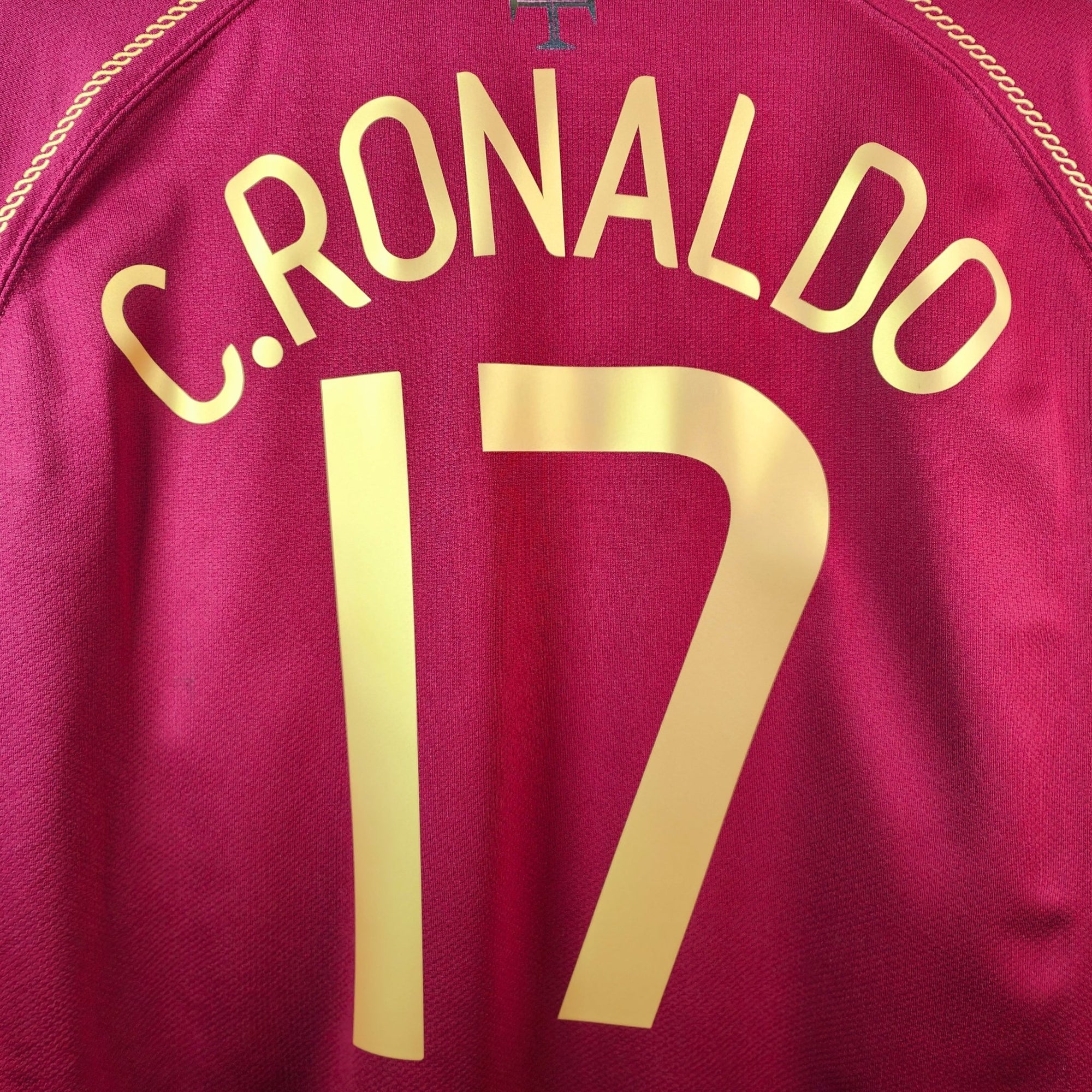 2006 - 08 Portugal Home Shirt Ronaldo 17 - 8.5/10 - (XL) - Eternal Pitch