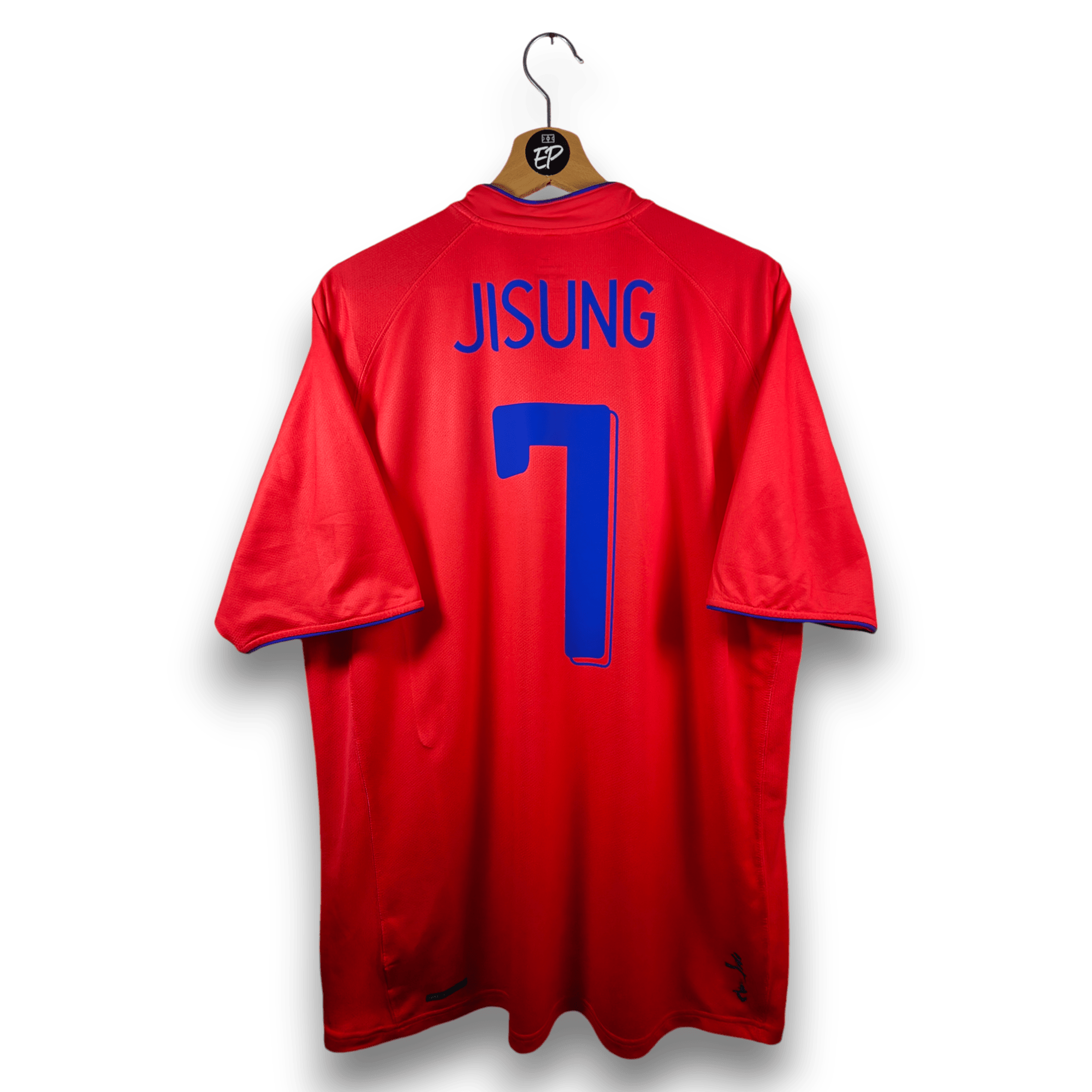2006 - 08 South Korea Home Shirt Jisung (Park) 7 - 9/10 - (XL) - Eternal Pitch