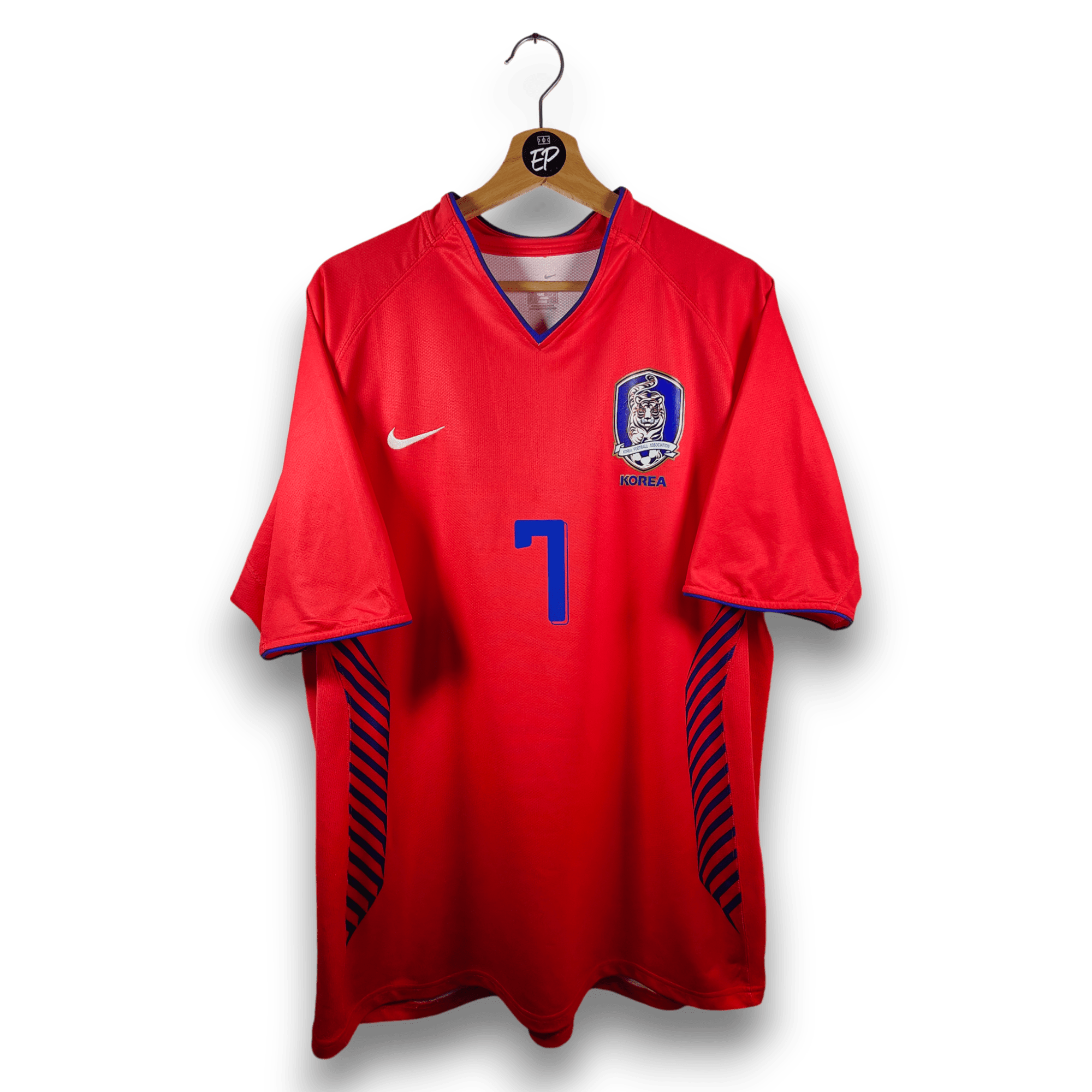 2006 - 08 South Korea Home Shirt Jisung (Park) 7 - 9/10 - (XL) - Eternal Pitch