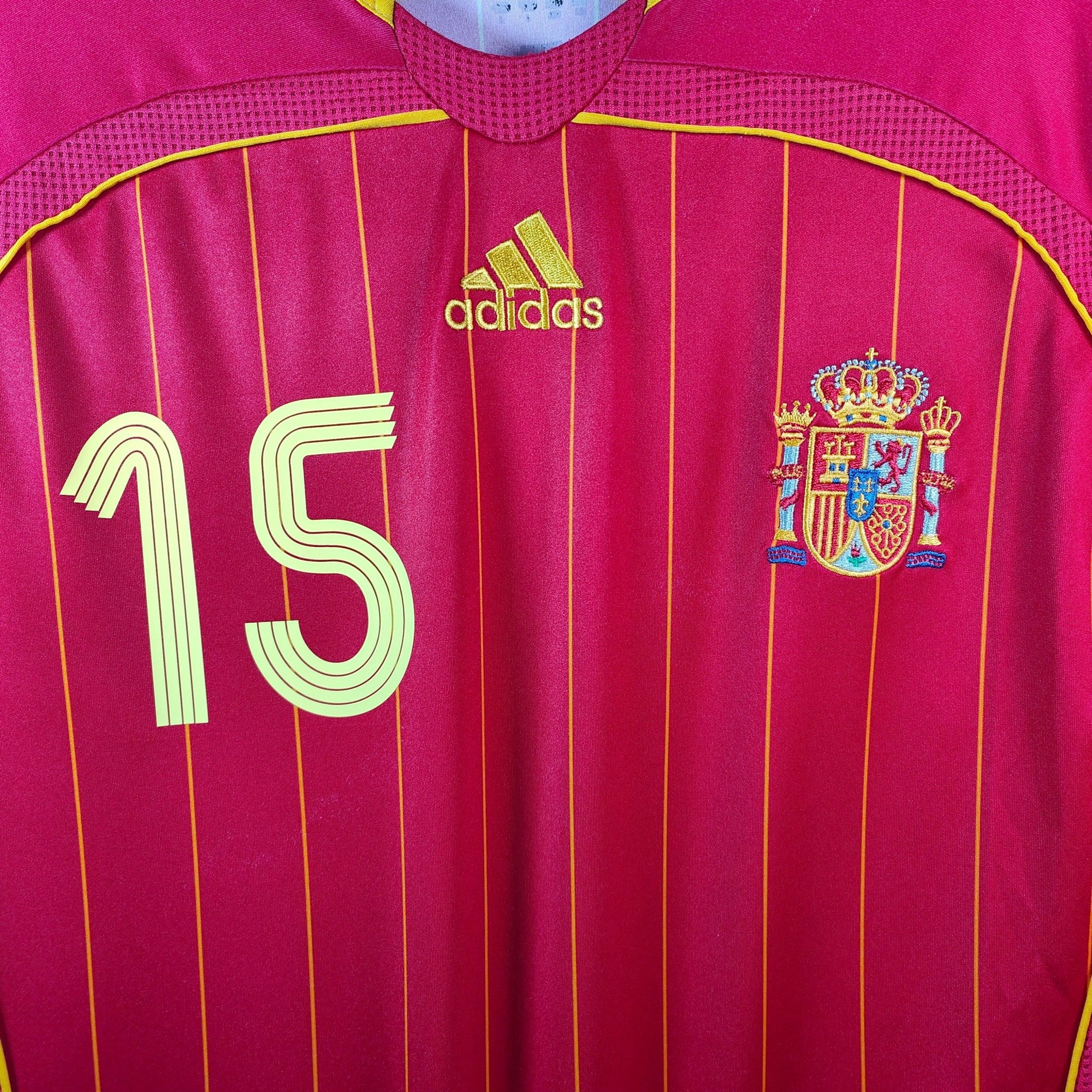 2006 - 08 Spain Home Shirt Ramos 15 - 9.5/10 - (L) - Eternal Pitch