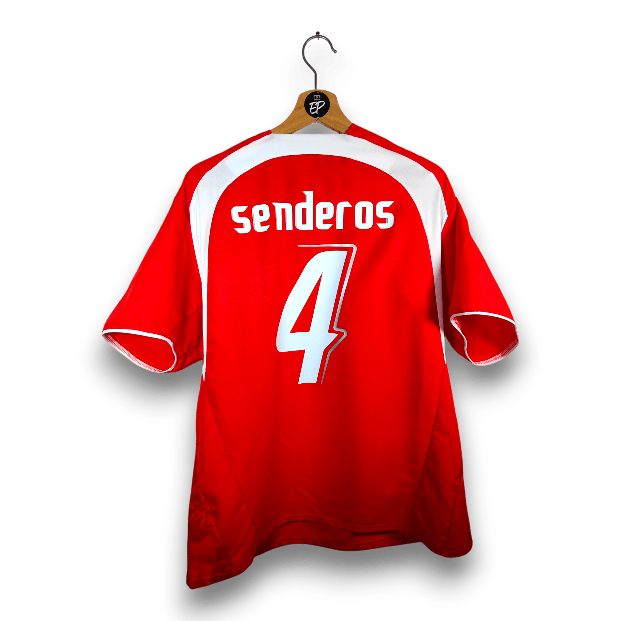 2006 - 08 Switzerland Home Shirt Senderos 4 - 9.5/10 - (L) - Eternal Pitch