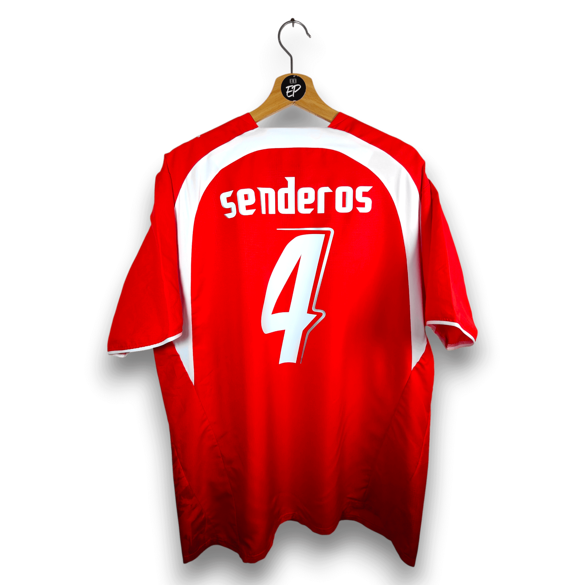 2006 - 08 Switzerland Home Shirt Senderos 4 - 9.5/10 - (XL) - Eternal Pitch