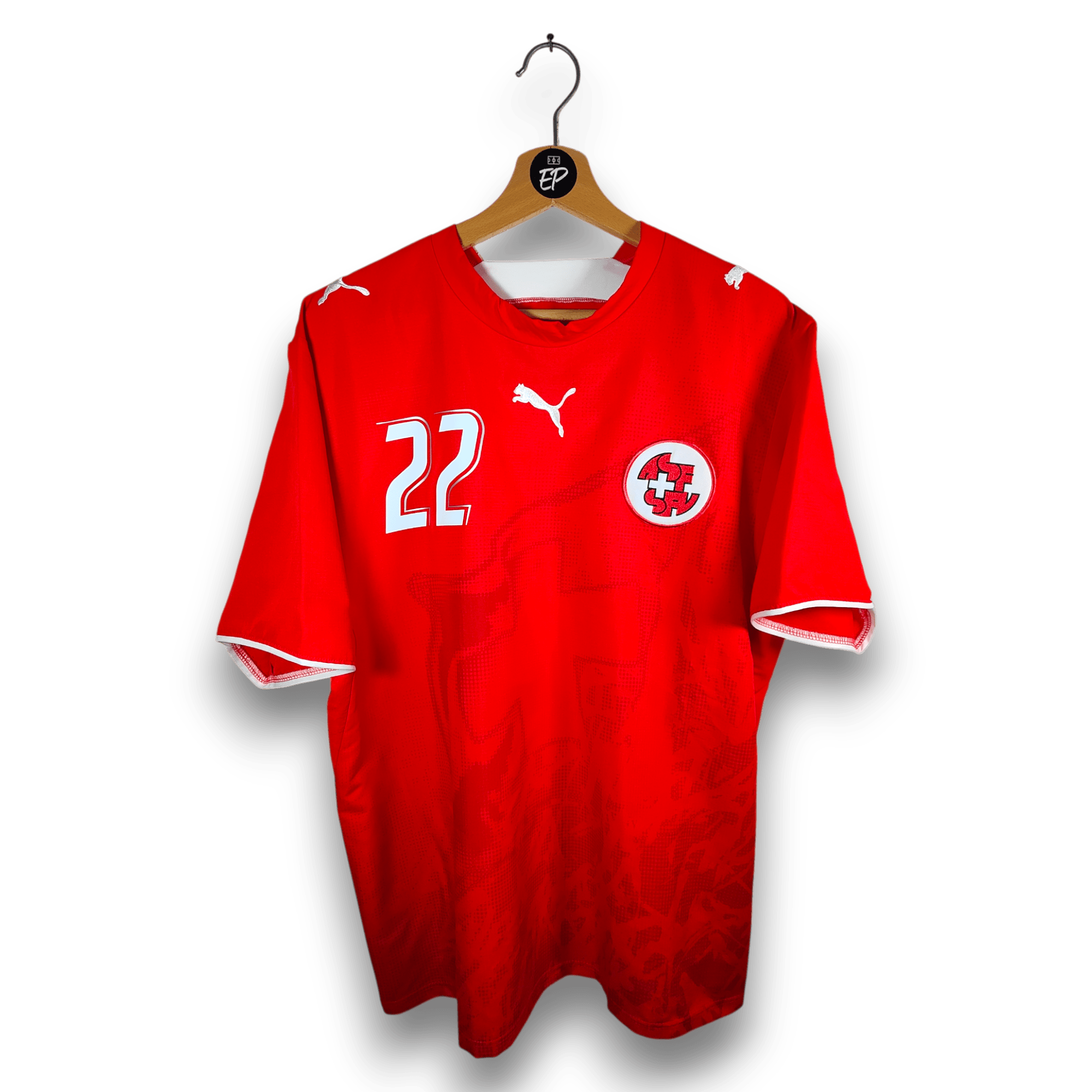 2006 - 08 Switzerland Home Shirt Yakin 22 - 9/10 - (L) - Eternal Pitch