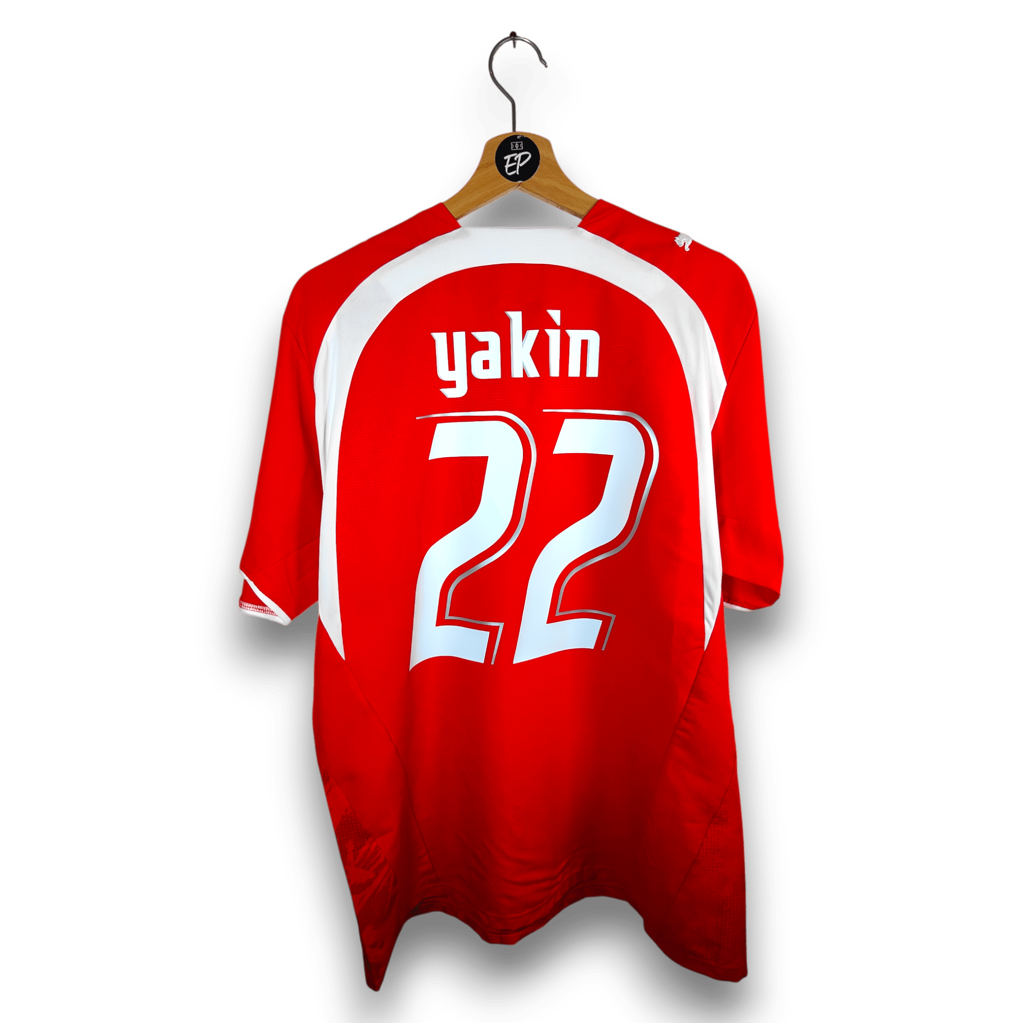 2006 - 08 Switzerland Home Shirt Yakin 22 - 9.5/10 - (M) - Eternal Pitch