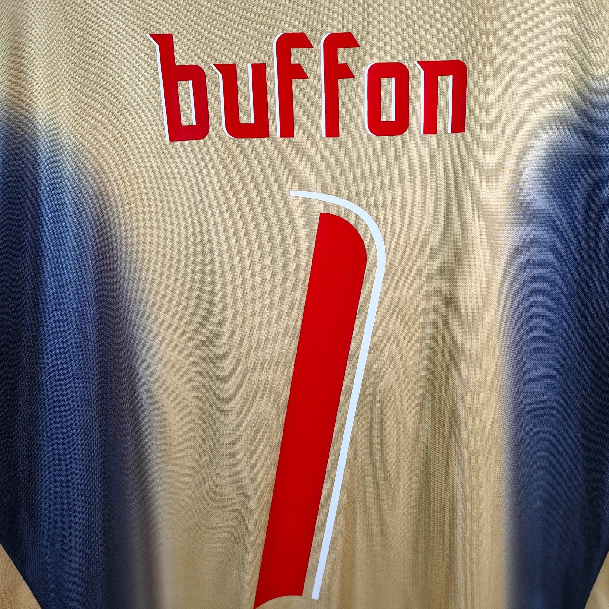 2006 Italy GK Shirt Buffon 1 - 8.5/10 - (L) - Eternal Pitch