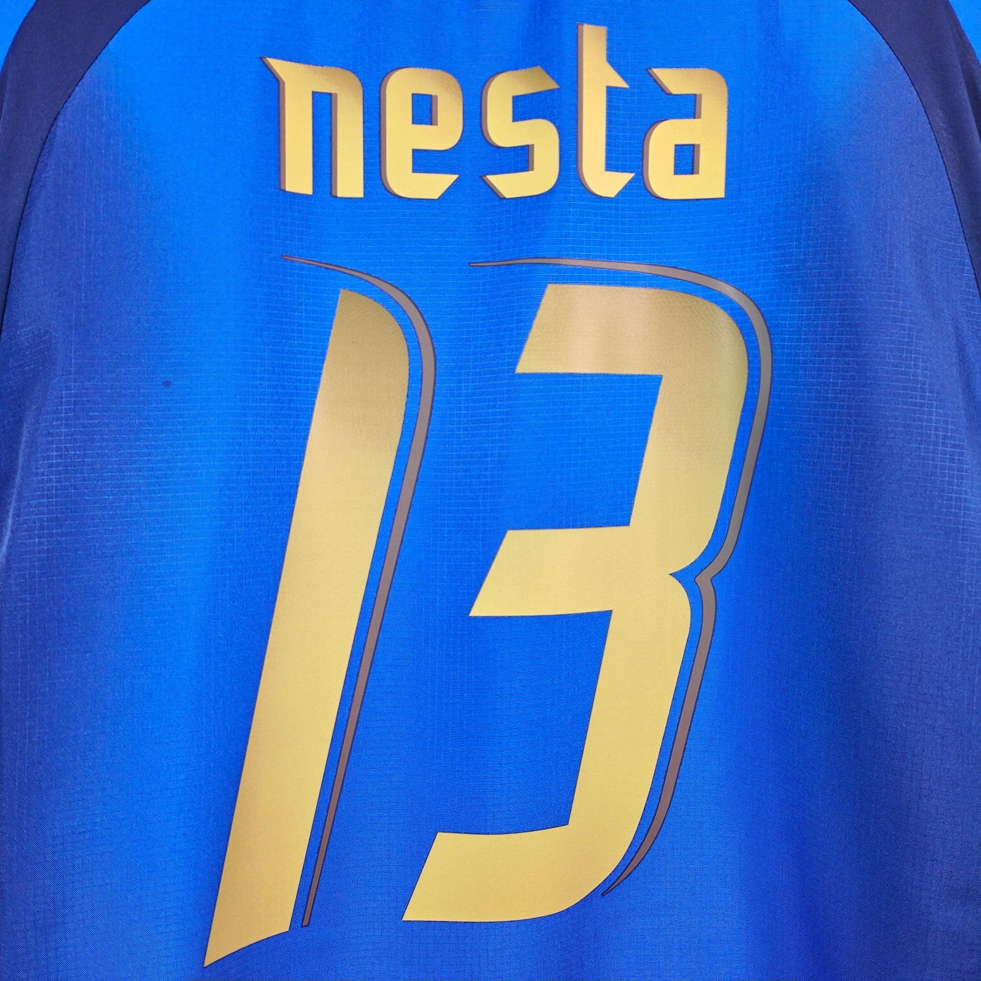 2006 Italy Home Shirt Nesta 13 - 9/10 - (XL) - Eternal Pitch