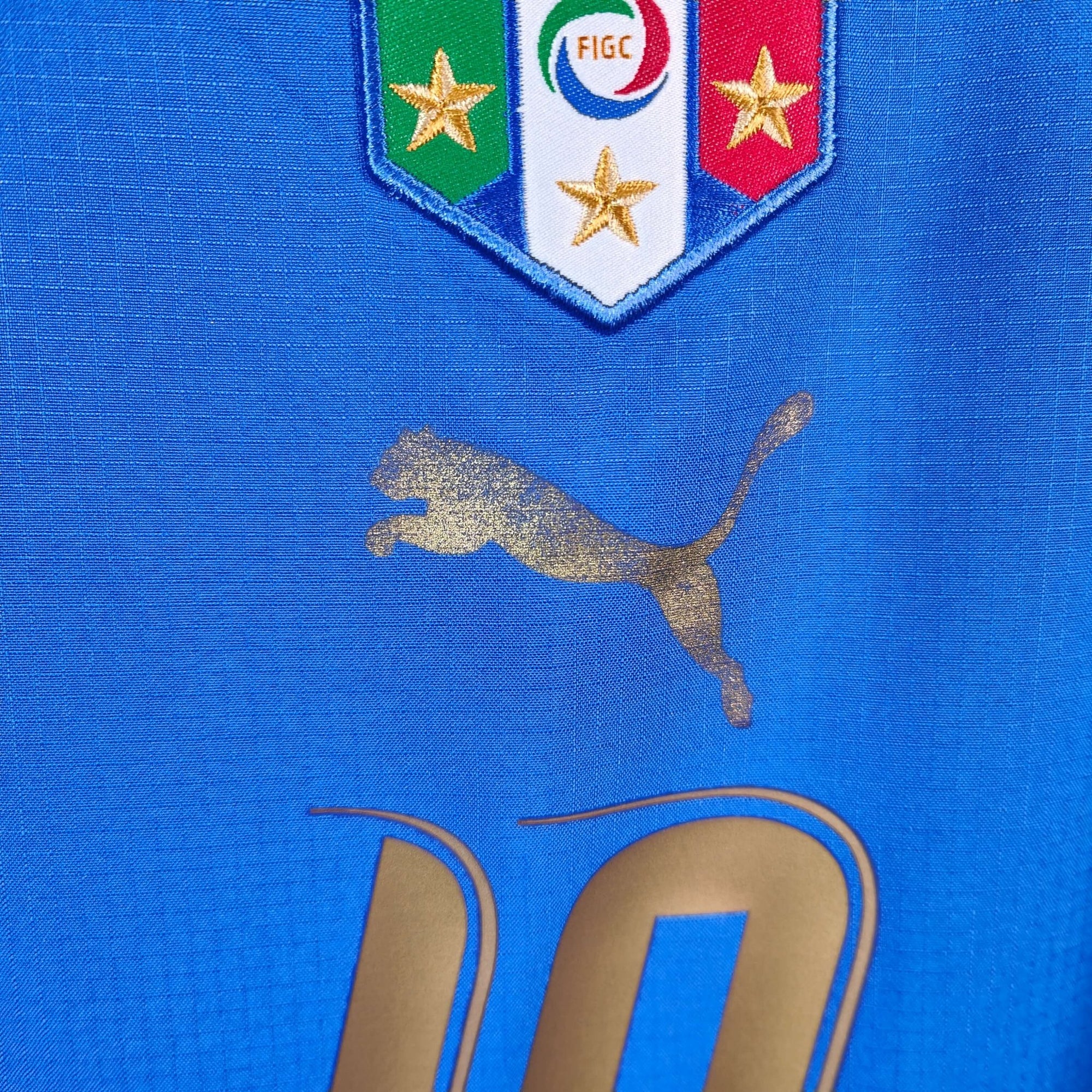 2006 Italy Home Shirt Totti 10 - 7.5/10 - (S) - Eternal Pitch