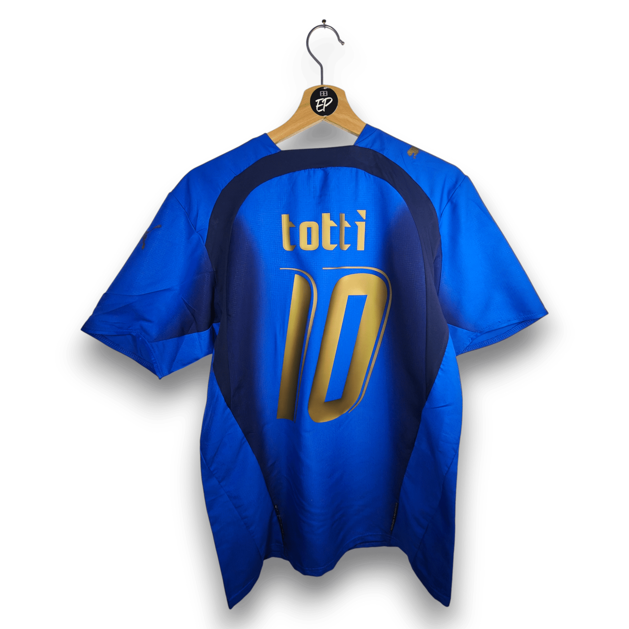 2006 Italy Home Shirt Totti 10 - 7.5/10 - (S) - Eternal Pitch
