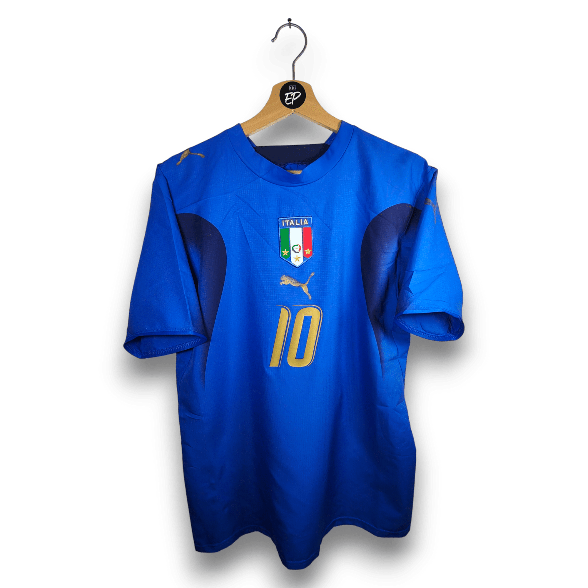 2006 Italy Home Shirt Totti 10 - 7.5/10 - (S) - Eternal Pitch