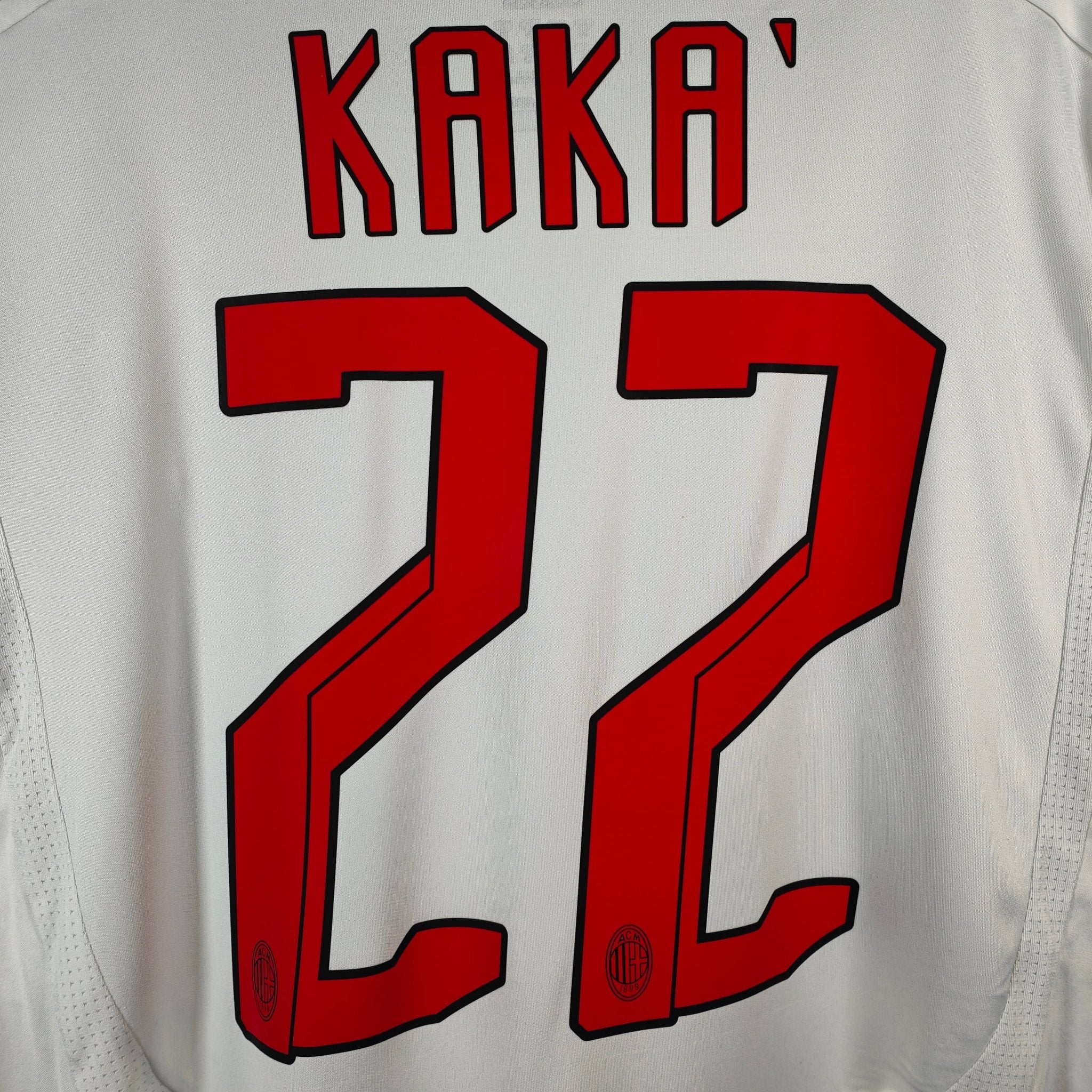 2007-08 AC Milan Away Shirt Kaka #22 - 7/10 - (XL) – 694967 Adidas