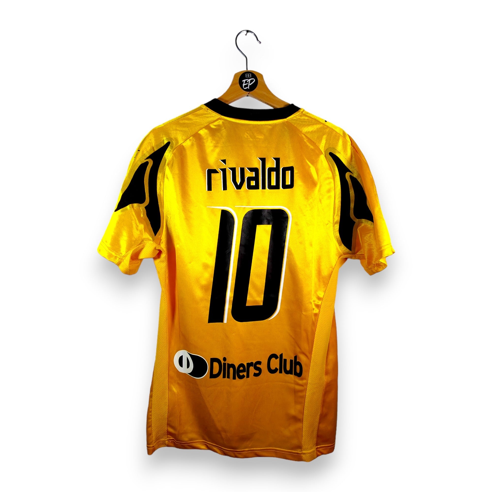 2007 - 08 AEK Athens Home Shirt Rivaldo 10 (L) - Eternal Pitch