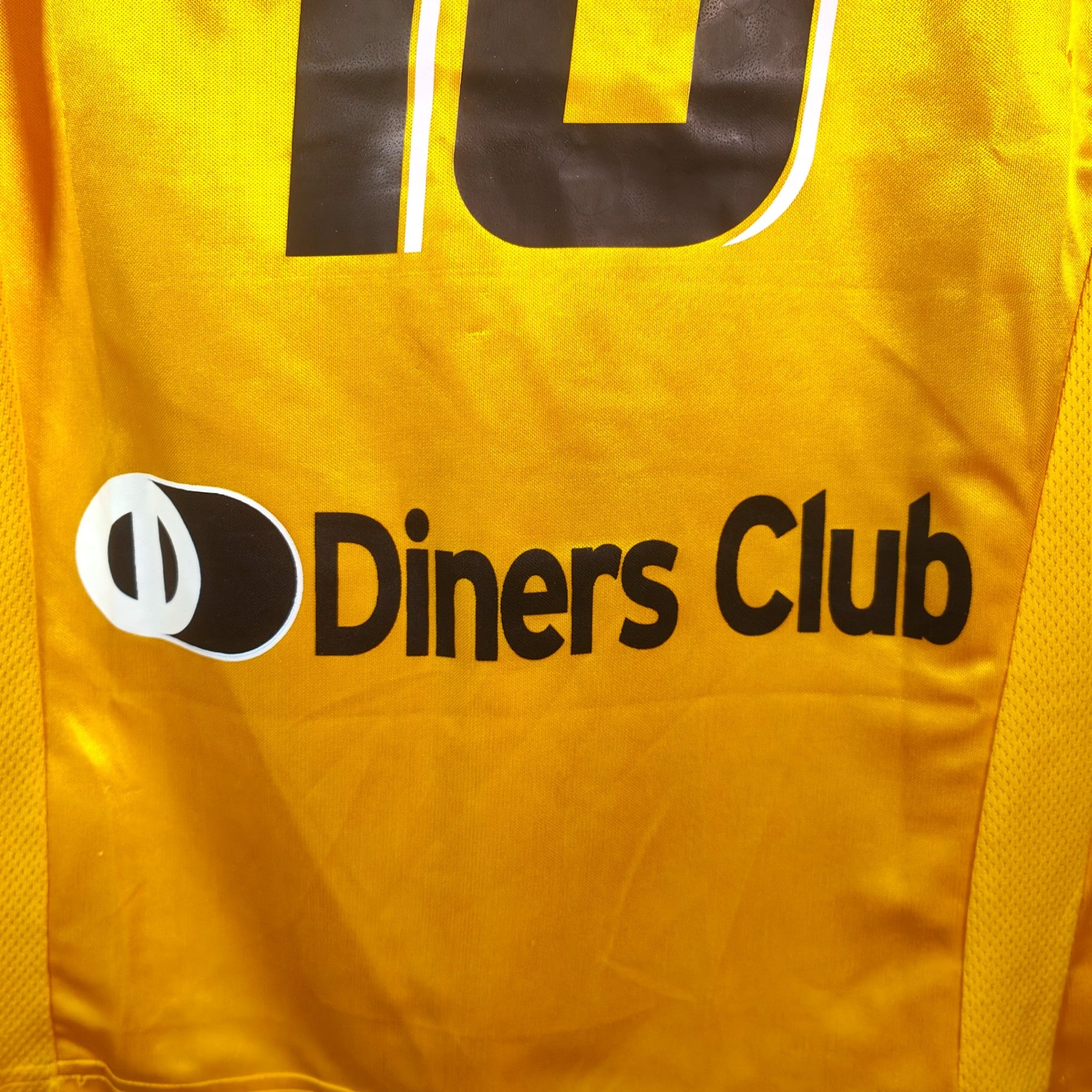 2007 - 08 AEK Athens Home Shirt Rivaldo 10 (L) - Eternal Pitch