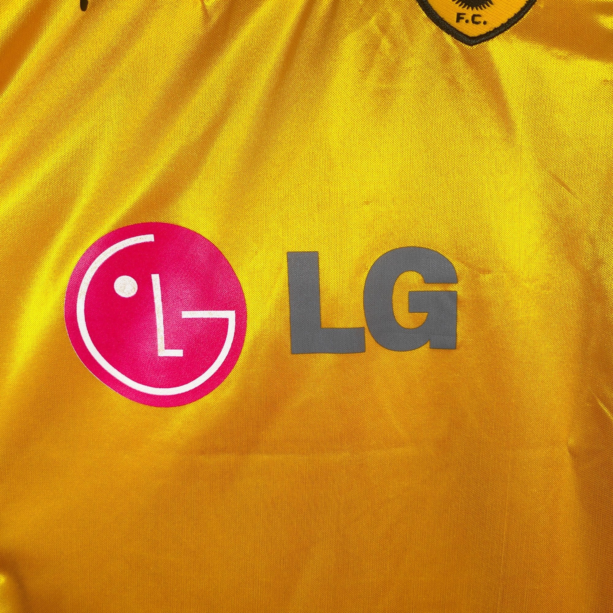 2007 - 08 AEK Athens Home Shirt Rivaldo 10 (L) - Eternal Pitch