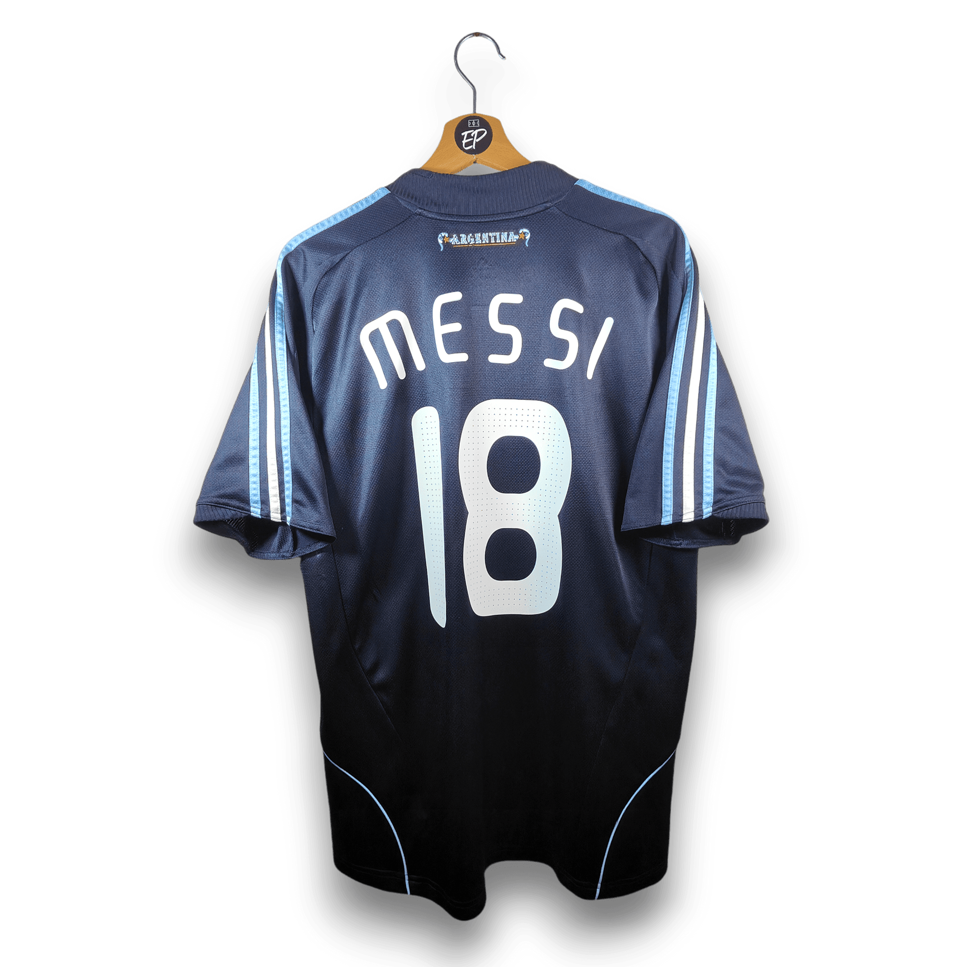 2007-08 Argentina Away Shirt Messi #18 (L) – Eternal Pitch