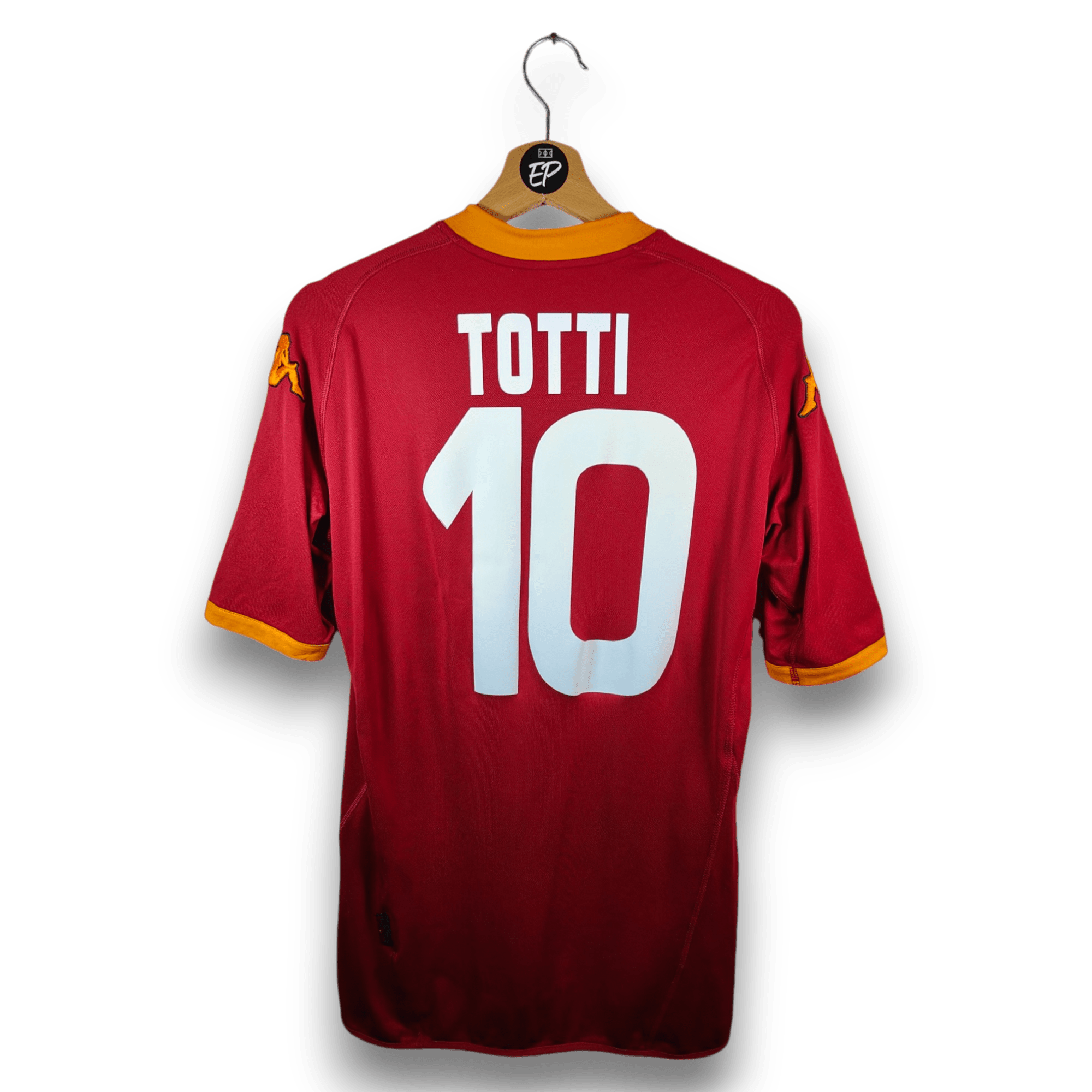 2007 - 08 AS Roma Home Shirt Totti 10 (M) - Eternal Pitch