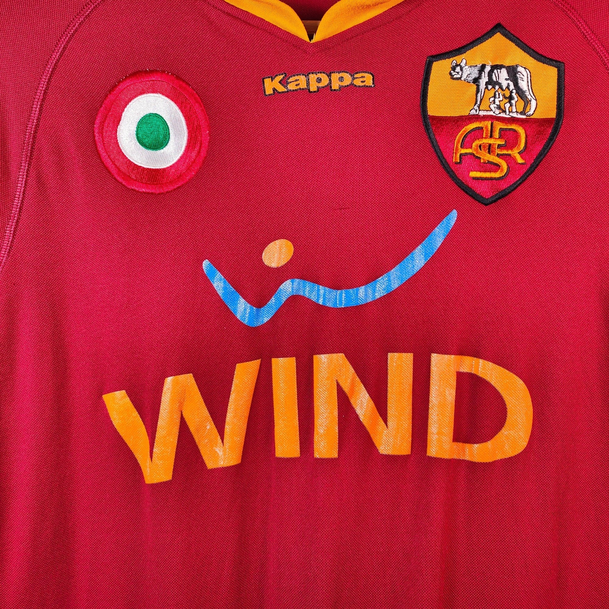 2007 - 08 AS Roma Home Shirt Totti 10 (M) - Eternal Pitch