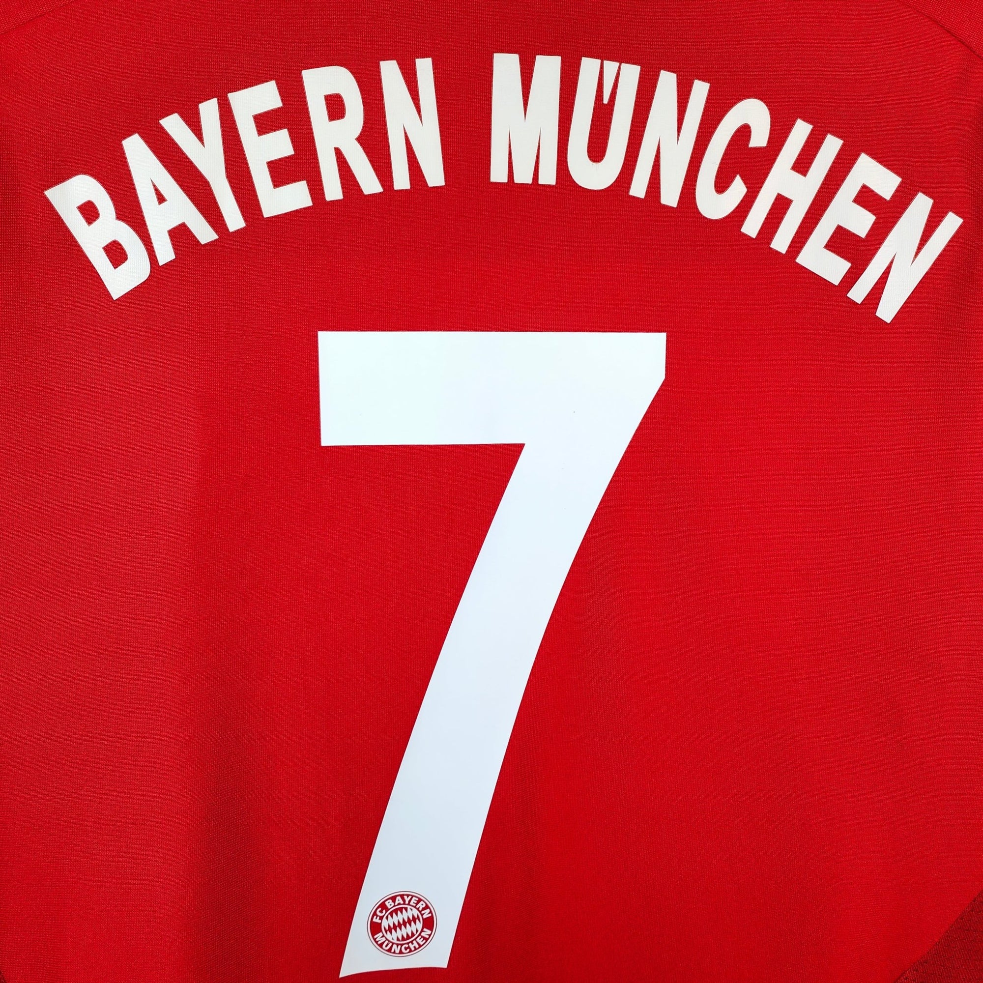 2007 - 08 Bayern Munich Home Shirt Ribery 7 - 9/10 - (L) - Eternal Pitch
