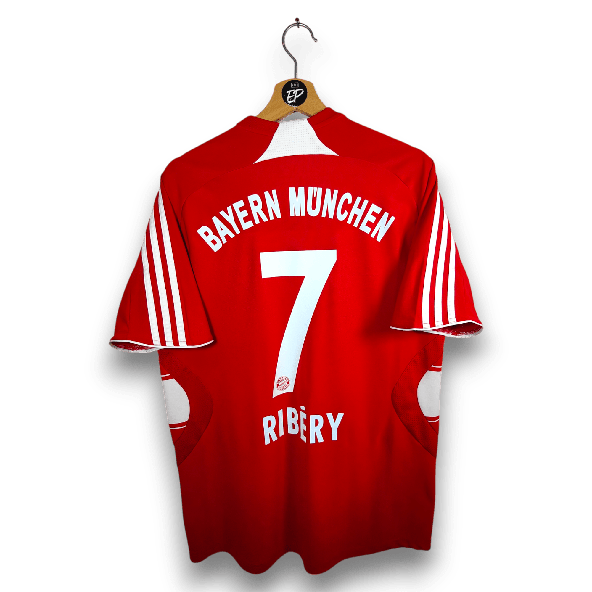 2007 - 08 Bayern Munich Home Shirt Ribery 7 - 9.5/10 - (M) - Eternal Pitch