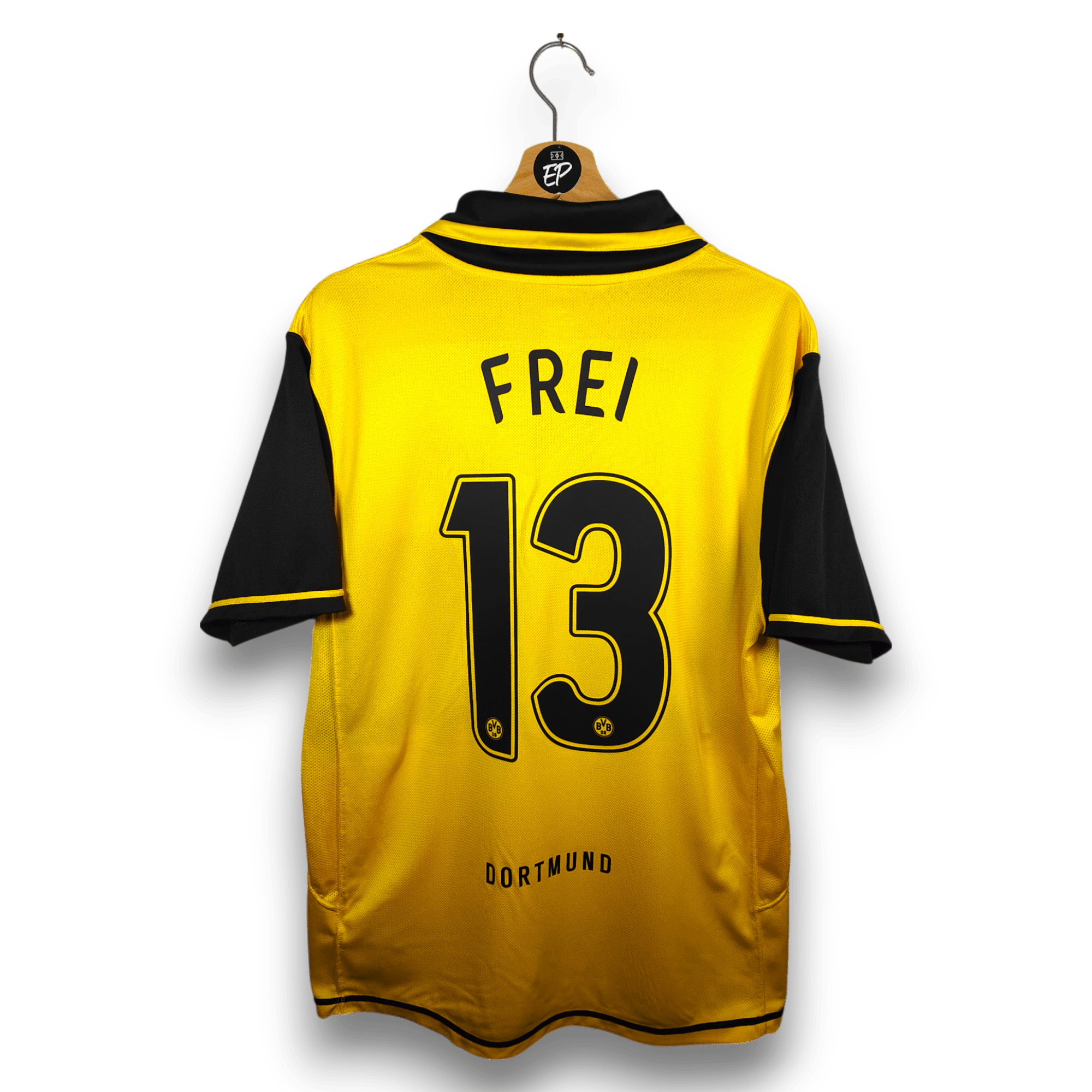 2007 - 08 Borussia Dortmund Home Shirt Frei 13 - 9/10 - (L) - Eternal Pitch