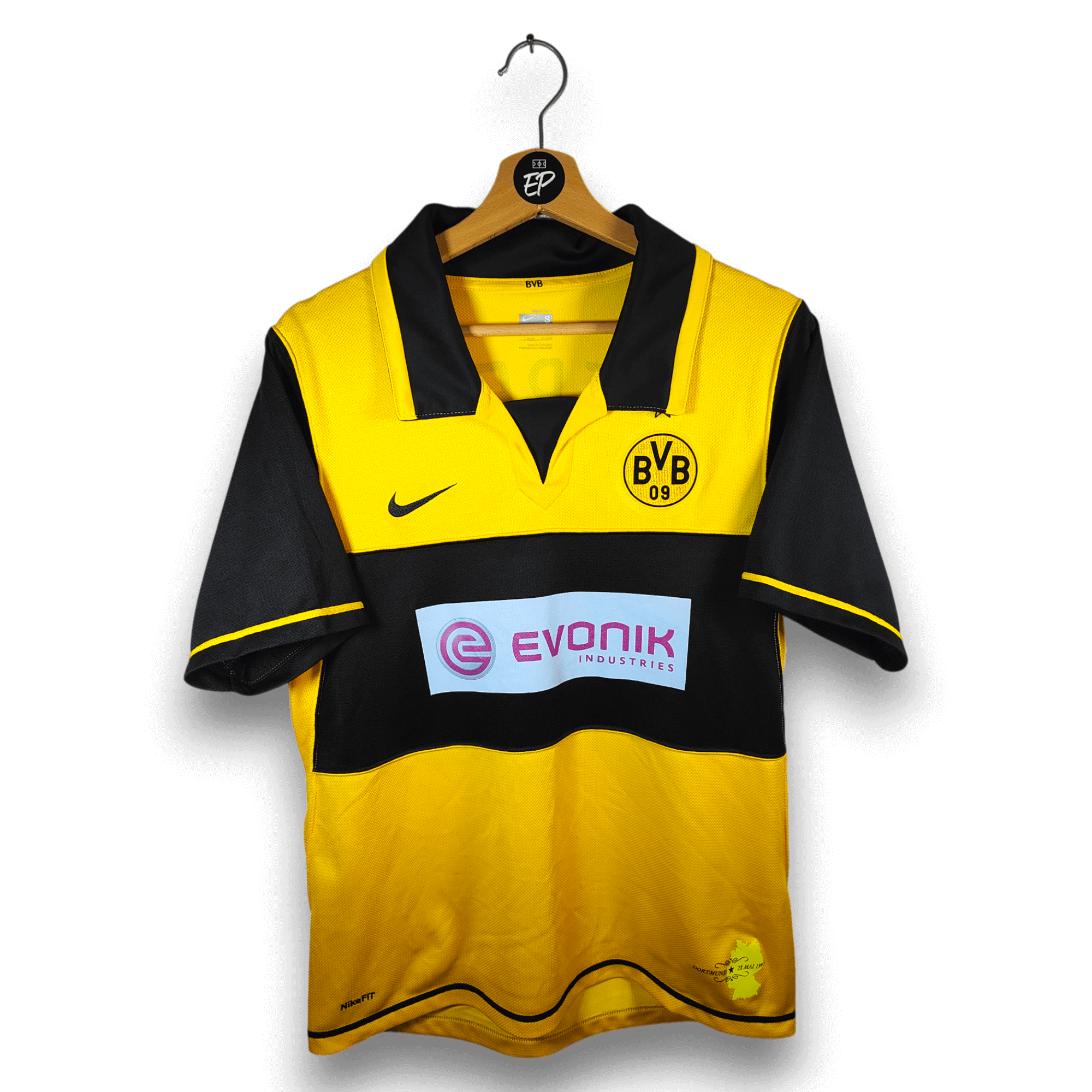 2007 - 08 Borussia Dortmund Home Shirt Frei 13 - 9.5/10 - (S) - Eternal Pitch