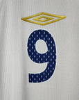 2007 - 08 England Home Shirt Rooney 9 - 9/10 - (XL) - Eternal Pitch