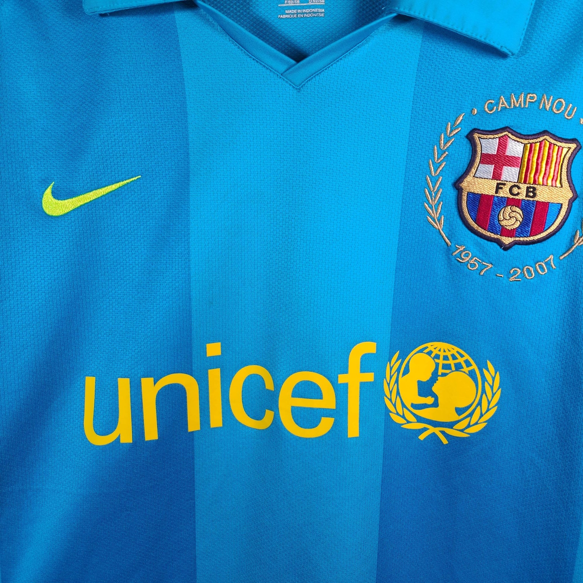 2007 - 08 FC Barcelona Away Shirt Eto’o 9 - 9/10 - (L) - Eternal Pitch