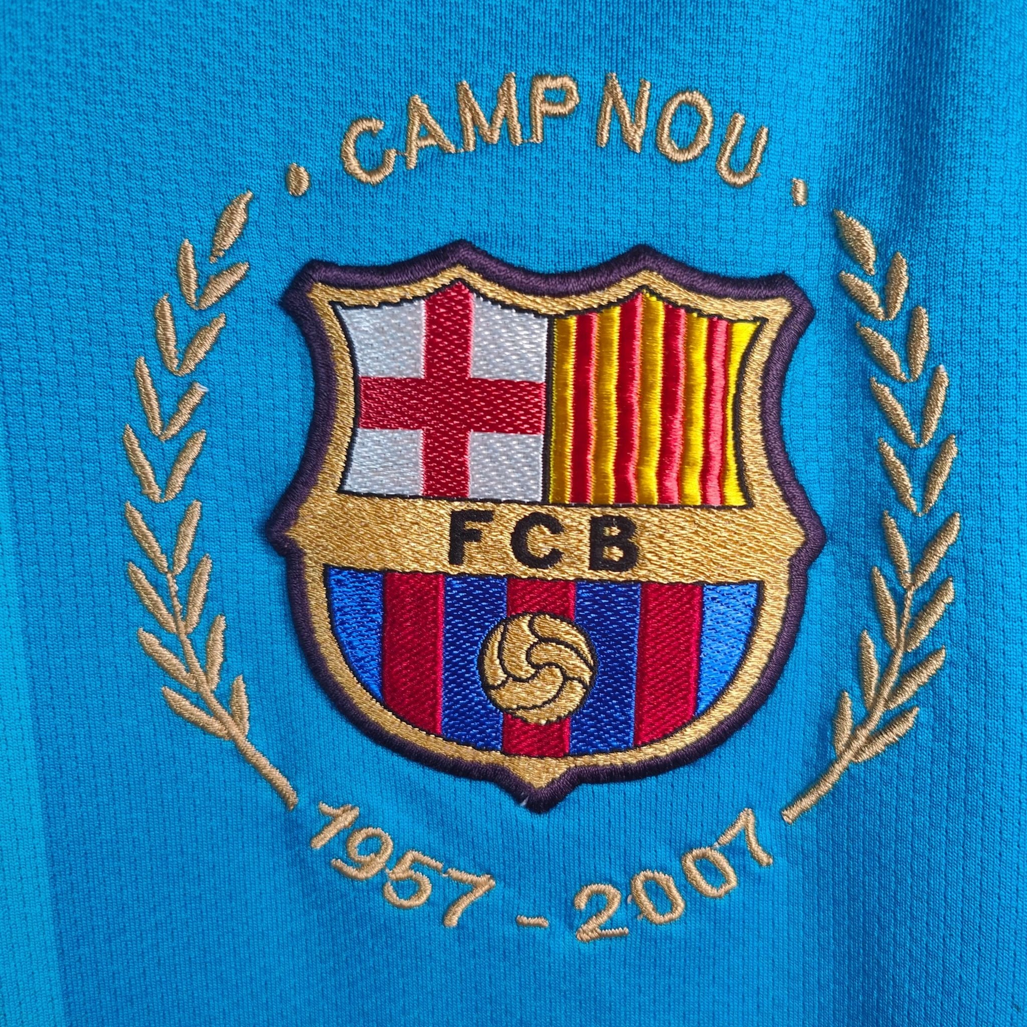 2007-08 FC Barcelona Away Shirt Eto'o #9 - 9/10 - (L) – 237743-414