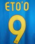 2007 - 08 FC Barcelona Away Shirt Eto’o 9 - 9/10 - (L) - Eternal Pitch