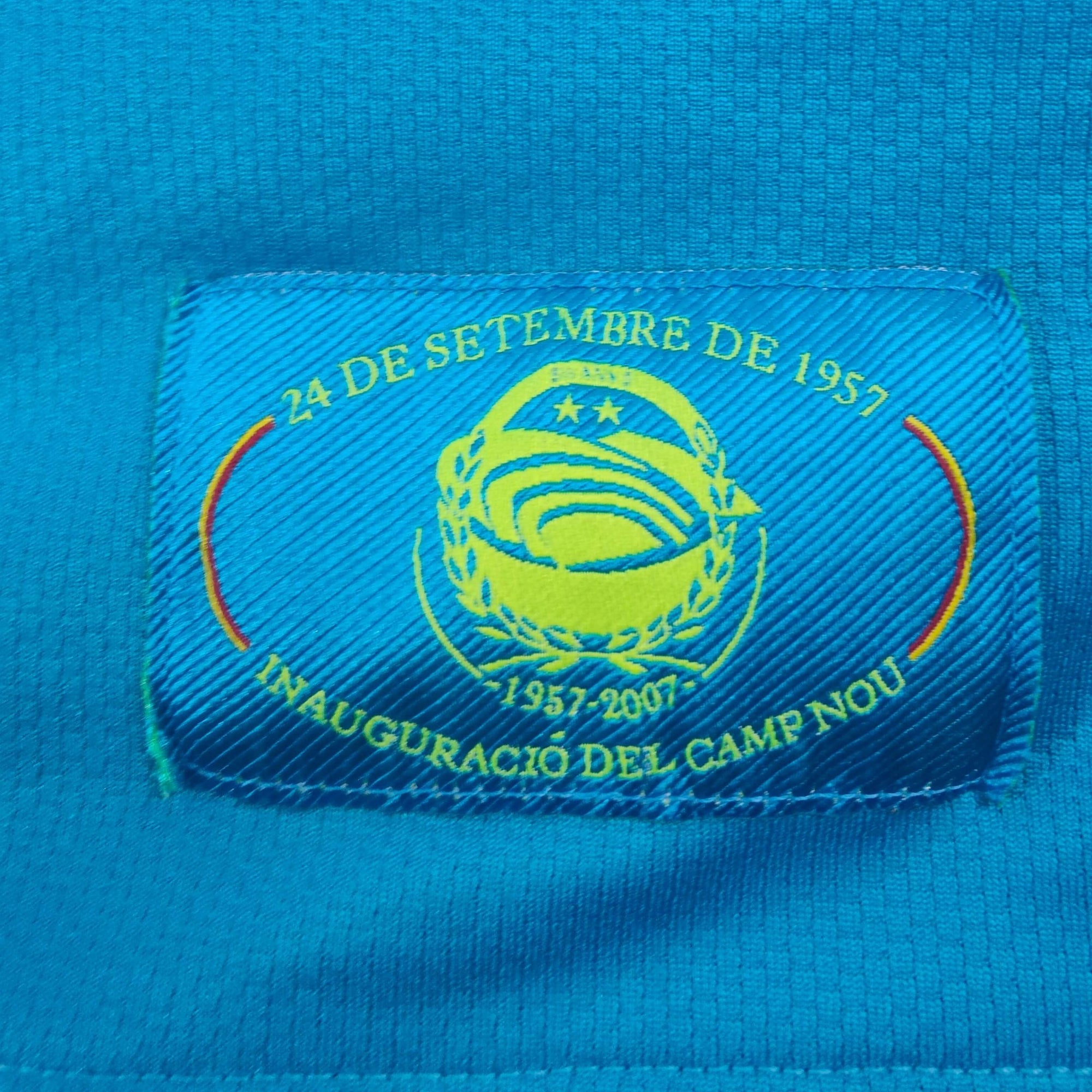 2007 - 08 FC Barcelona Away Shirt Eto’o 9 - 9/10 - (L) - Eternal Pitch