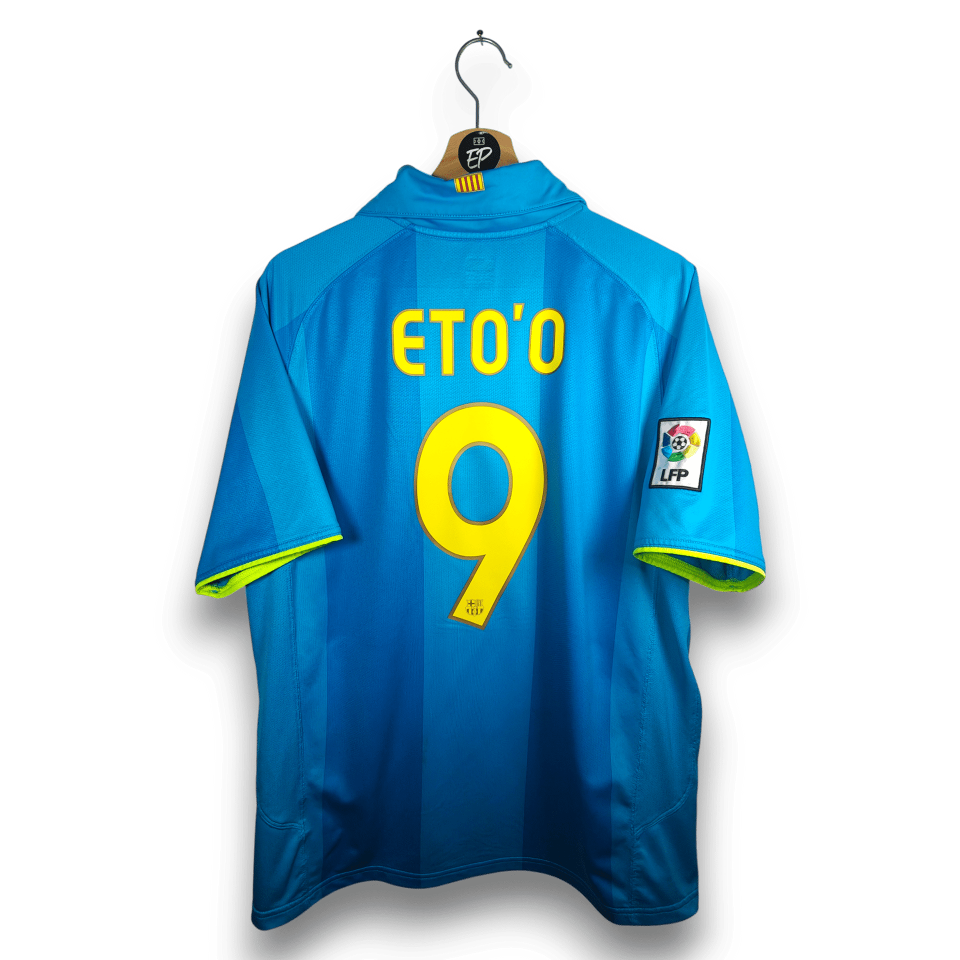 2007-08 FC Barcelona Away Shirt Eto'o #9 - 9/10 - (L) – 237743-414