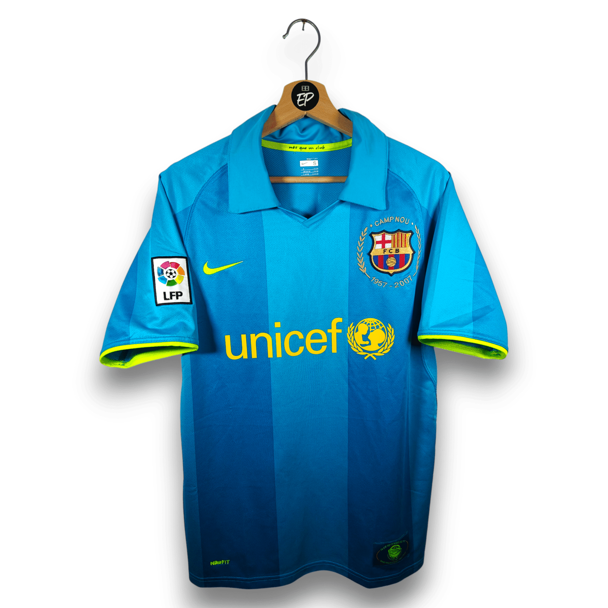 2007 - 08 FC Barcelona Away Shirt Eto’o 9 - 9.5/10 - (S) - Eternal Pitch