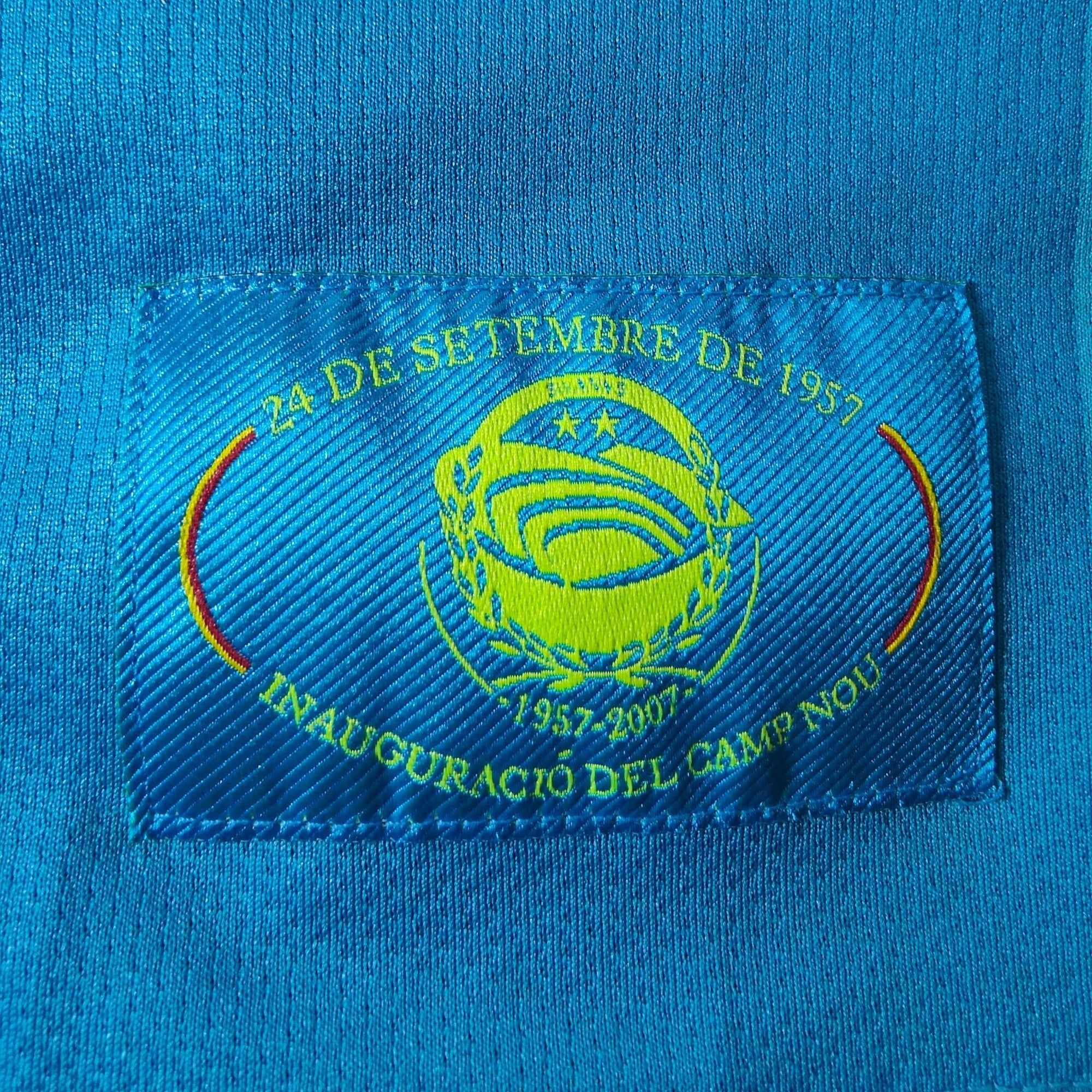 2007 - 08 FC Barcelona Away Shirt Eto’o 9 - 9.5/10 - (S) - Eternal Pitch