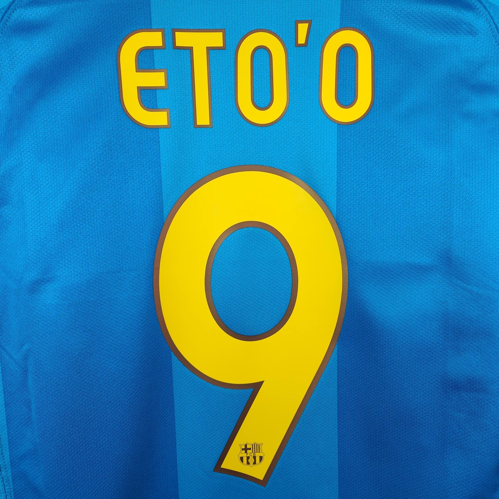 2007 - 08 FC Barcelona Away Shirt Eto’o 9 - 9.5/10 - (S) - Eternal Pitch