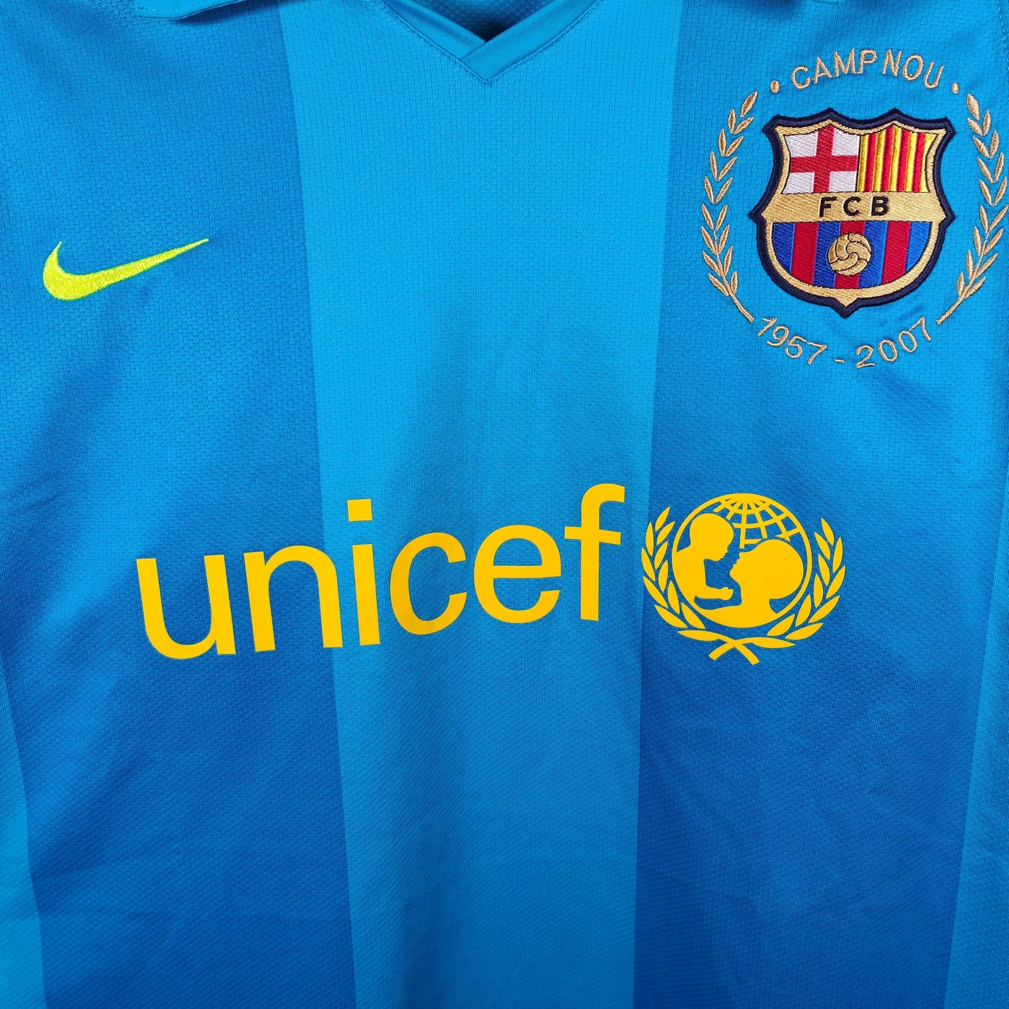 2007 - 08 FC Barcelona Away Shirt Eto’o 9 - 9.5/10 - (S) - Eternal Pitch