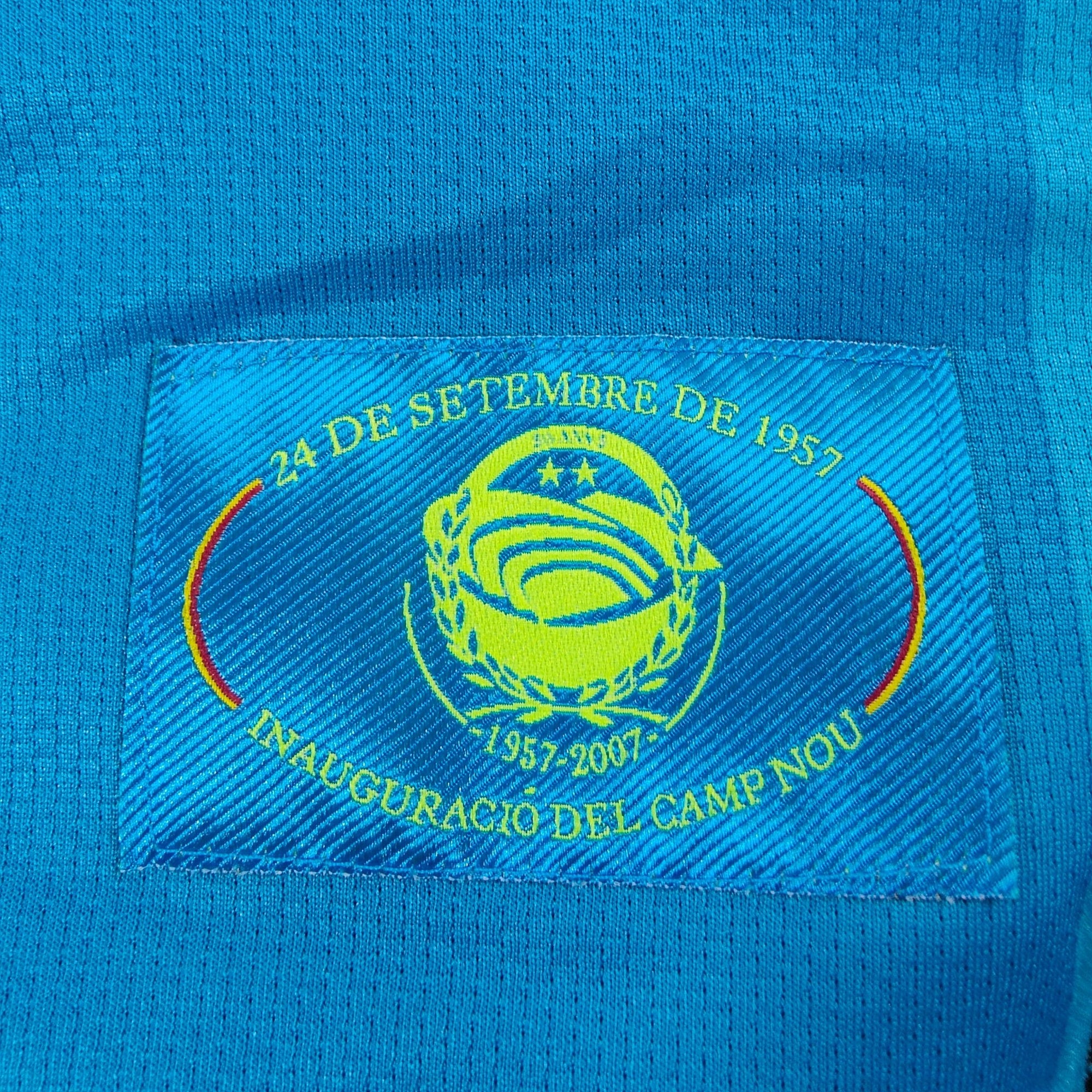 2007 - 08 FC Barcelona Away Shirt Messi 19 - 9/10 - (M) - Eternal Pitch