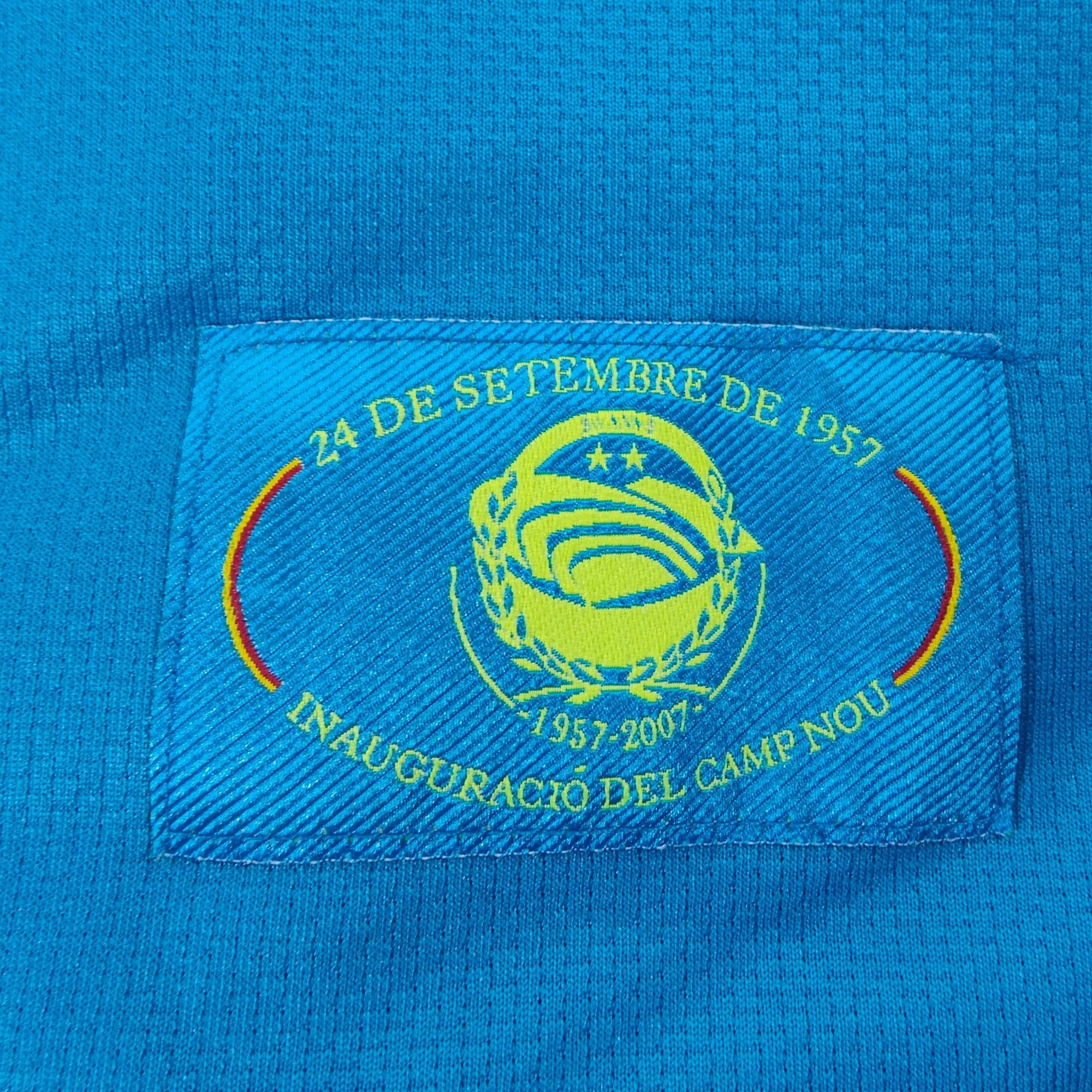 2007 - 08 FC Barcelona Away Shirt Ronaldinho 10 - 9/10 - (M) - Eternal Pitch