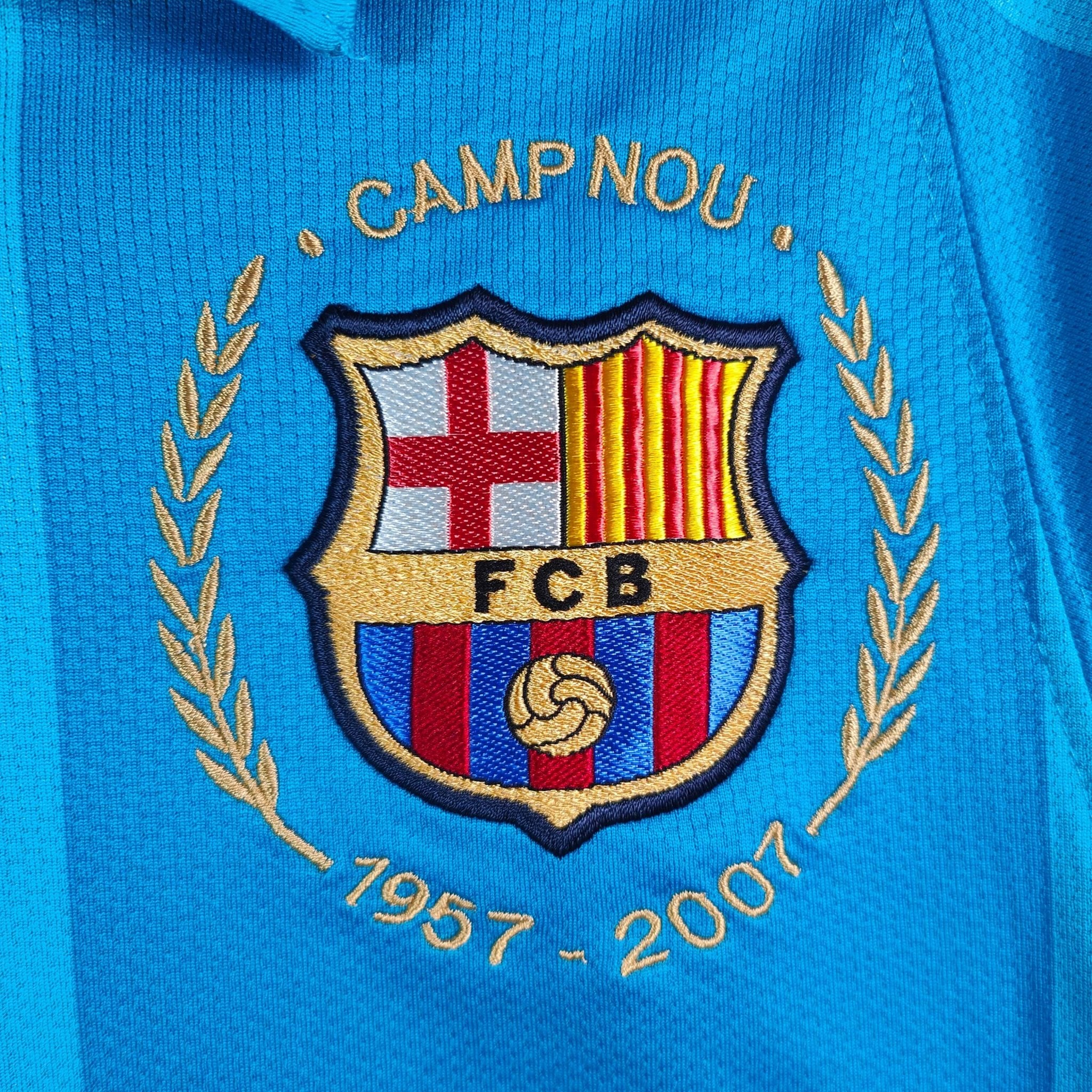 2007-08 FC Barcelona Away Shirt Ronaldinho #10 - 9/10 - (M