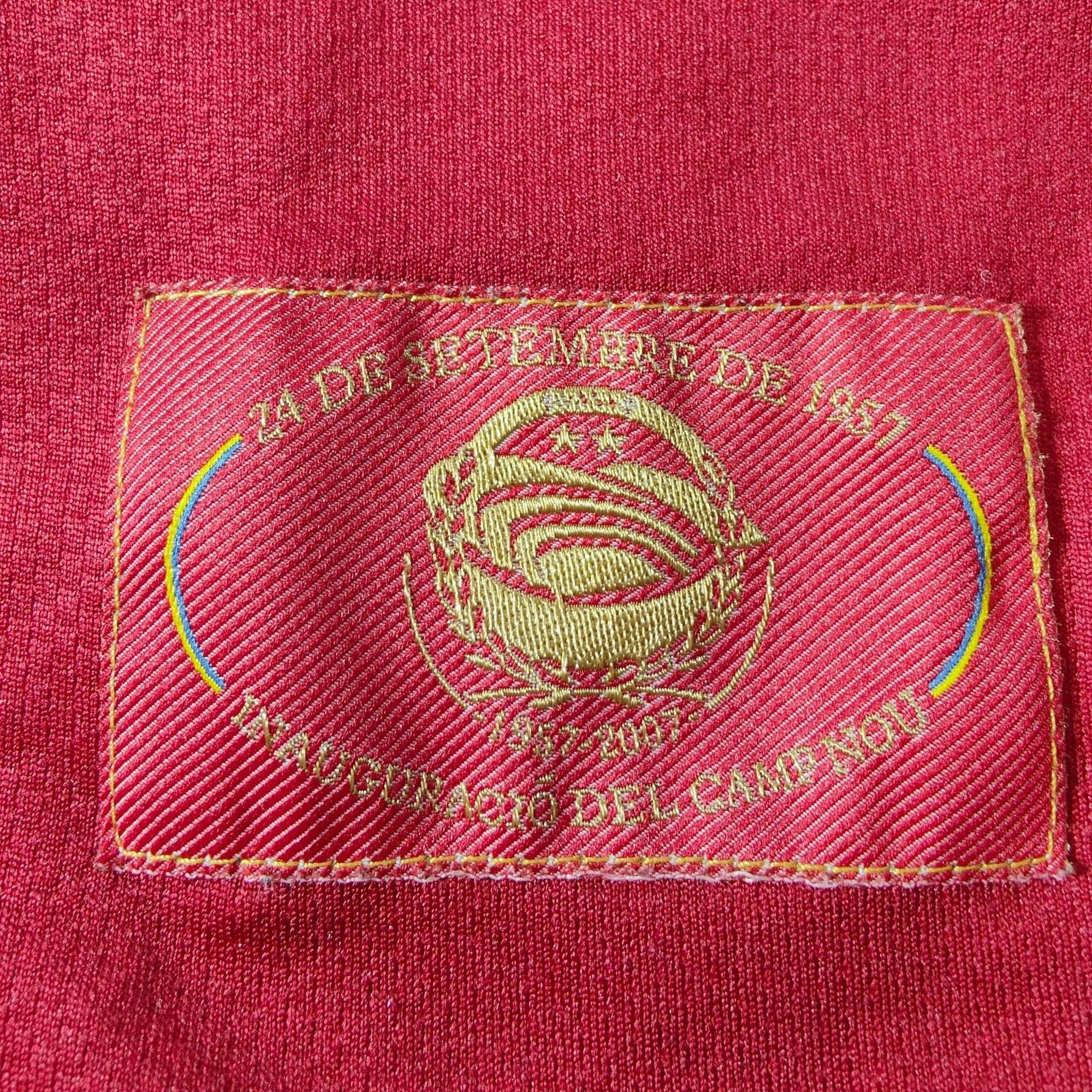 2007 - 08 FC Barcelona Home Shirt Eto’o 9 - 8.5/10 - (S) - Eternal Pitch