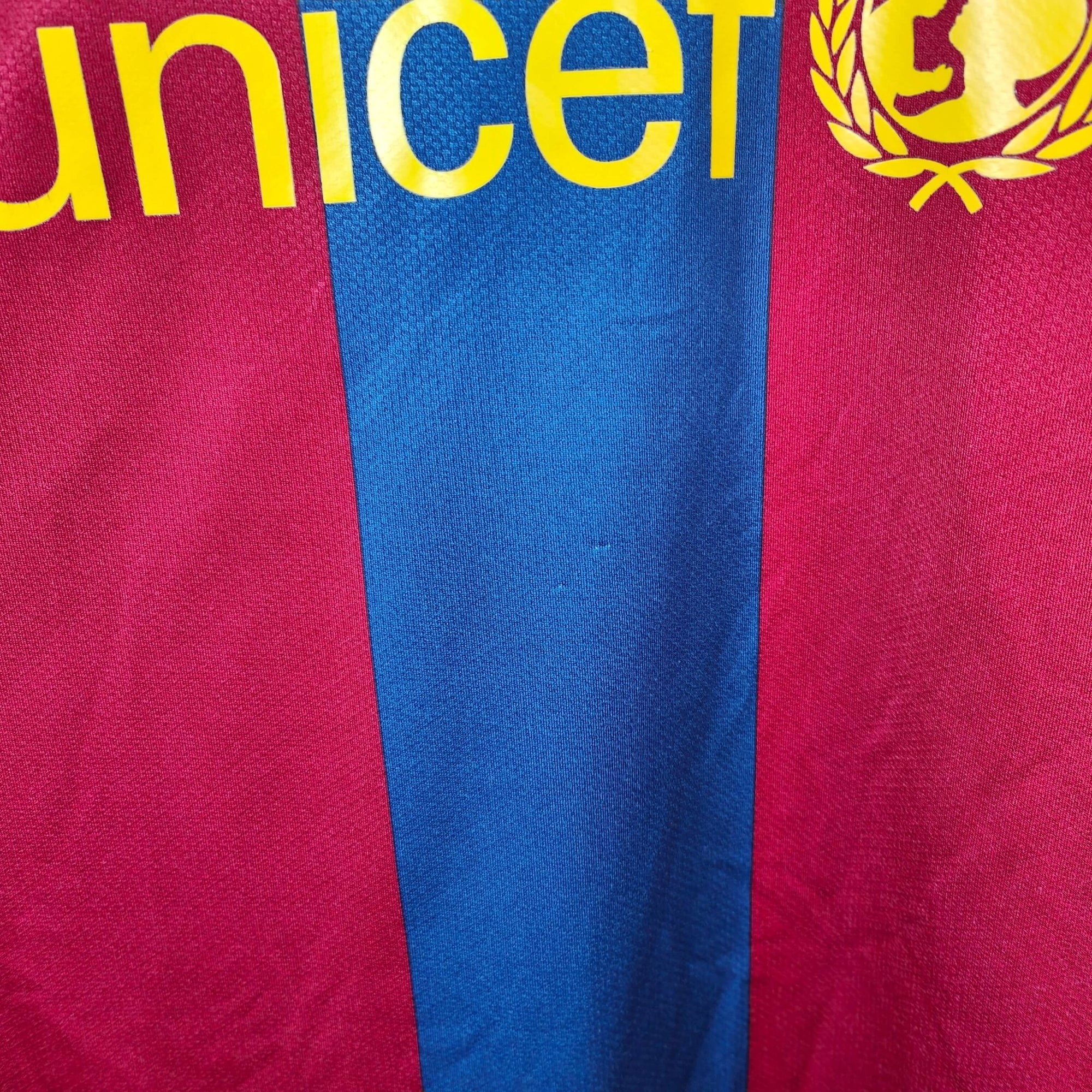 2007 - 08 FC Barcelona Home Shirt Eto’o 9 - 8.5/10 - (S) - Eternal Pitch