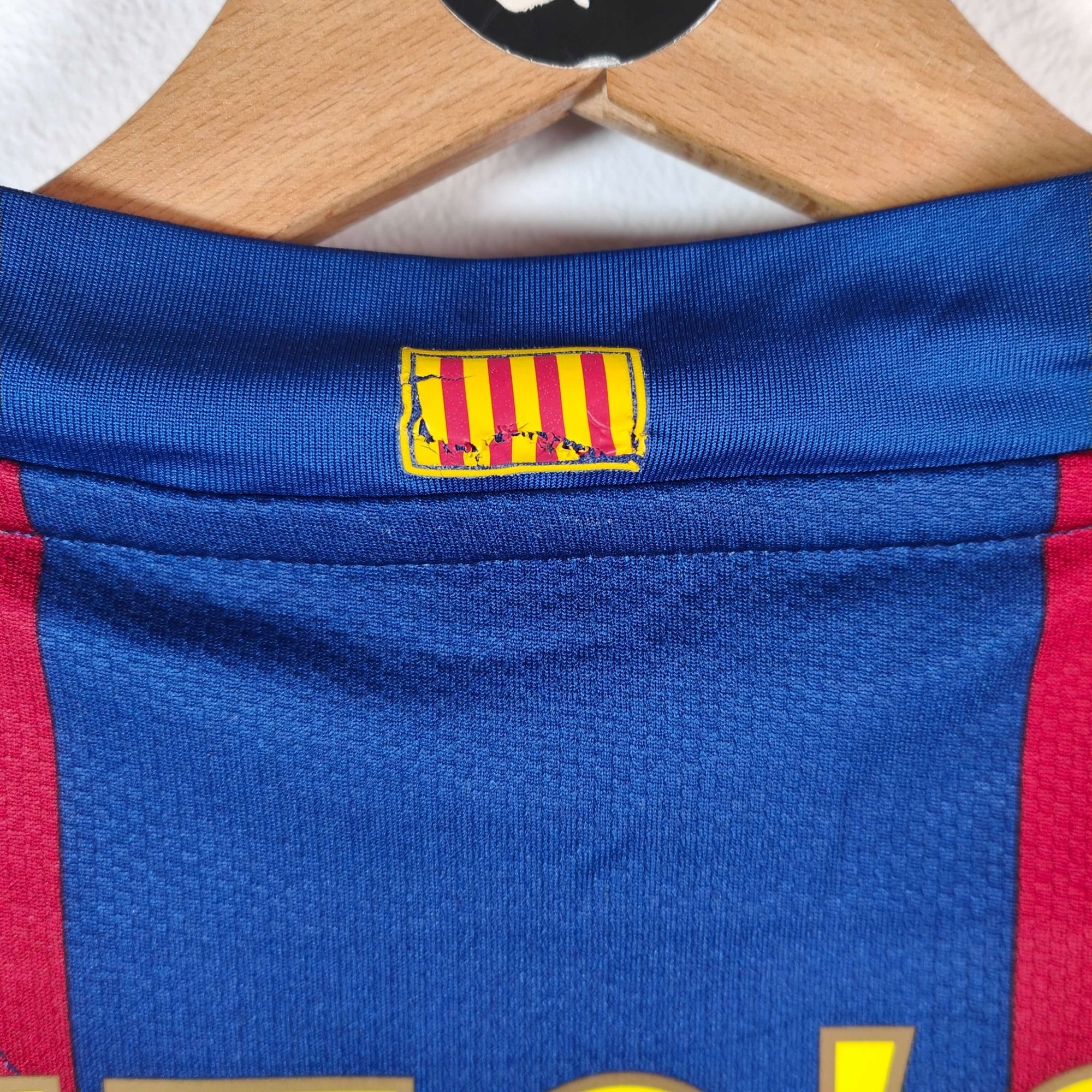 2007 - 08 FC Barcelona Home Shirt Eto’o 9 - 8.5/10 - (S) - Eternal Pitch