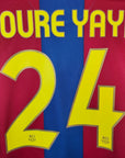 2007 - 08 FC Barcelona Home Shirt Toure Yaya 24 - 8.5/10 - (L) - Eternal Pitch