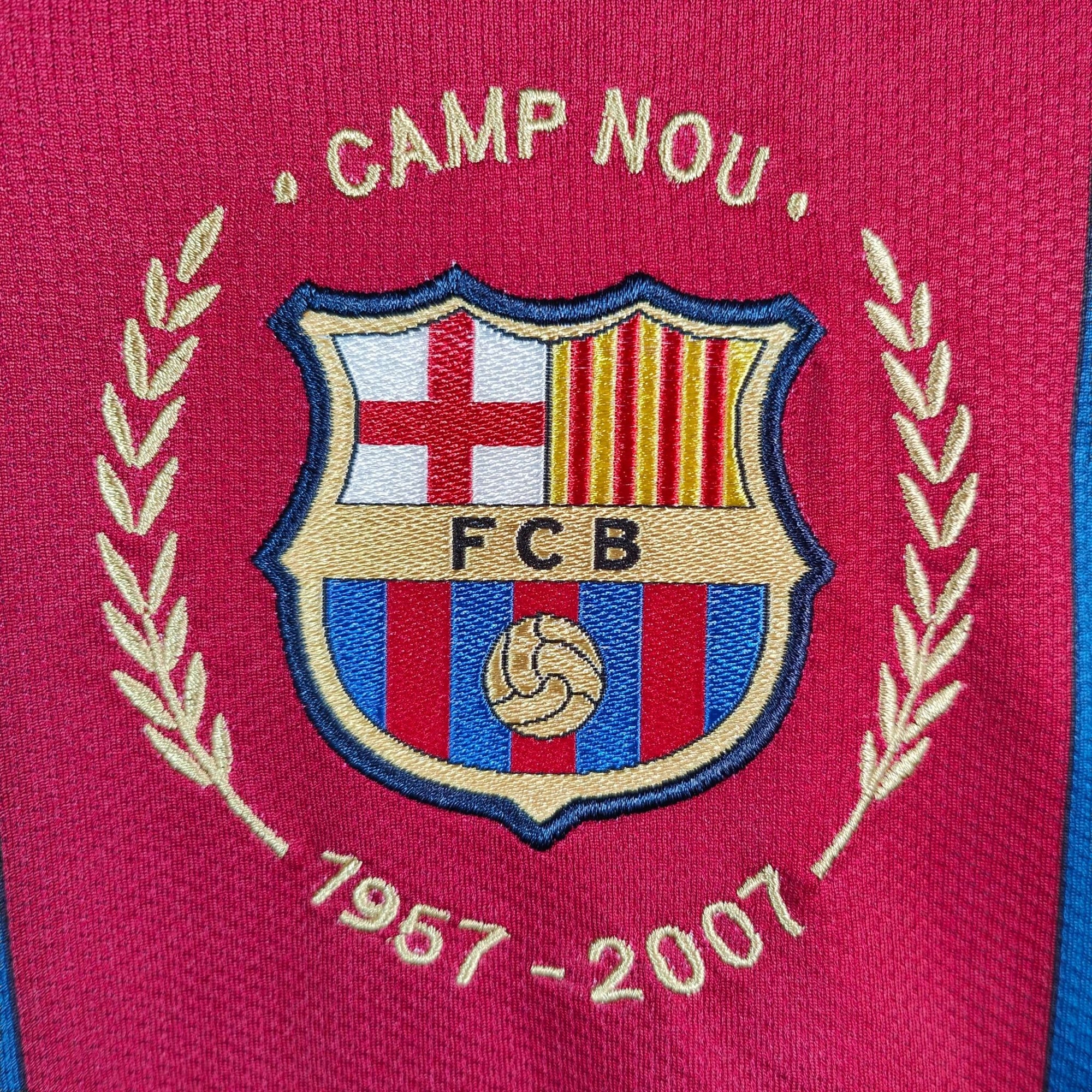 2007 - 08 FC Barcelona Home Shirt Toure Yaya 24 - 8.5/10 - (L) - Eternal Pitch