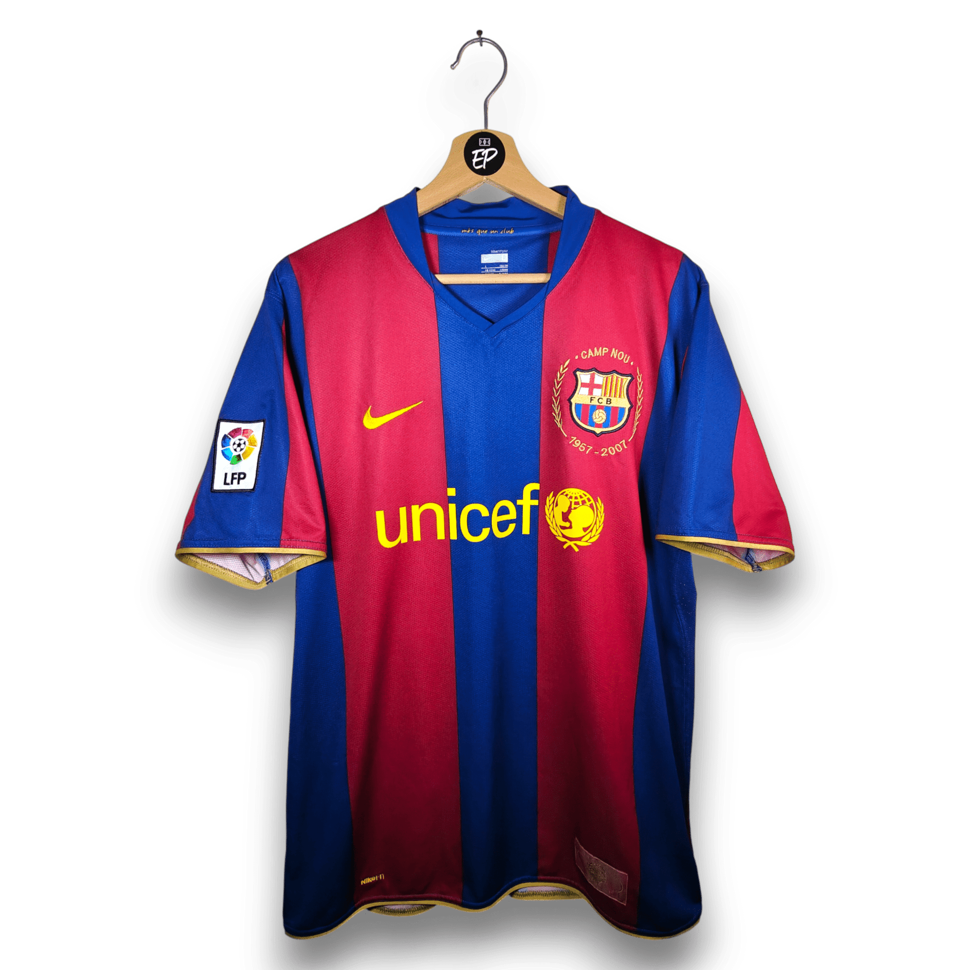 2007 - 08 FC Barcelona Home Shirt Toure Yaya 24 - 8.5/10 - (L) - Eternal Pitch