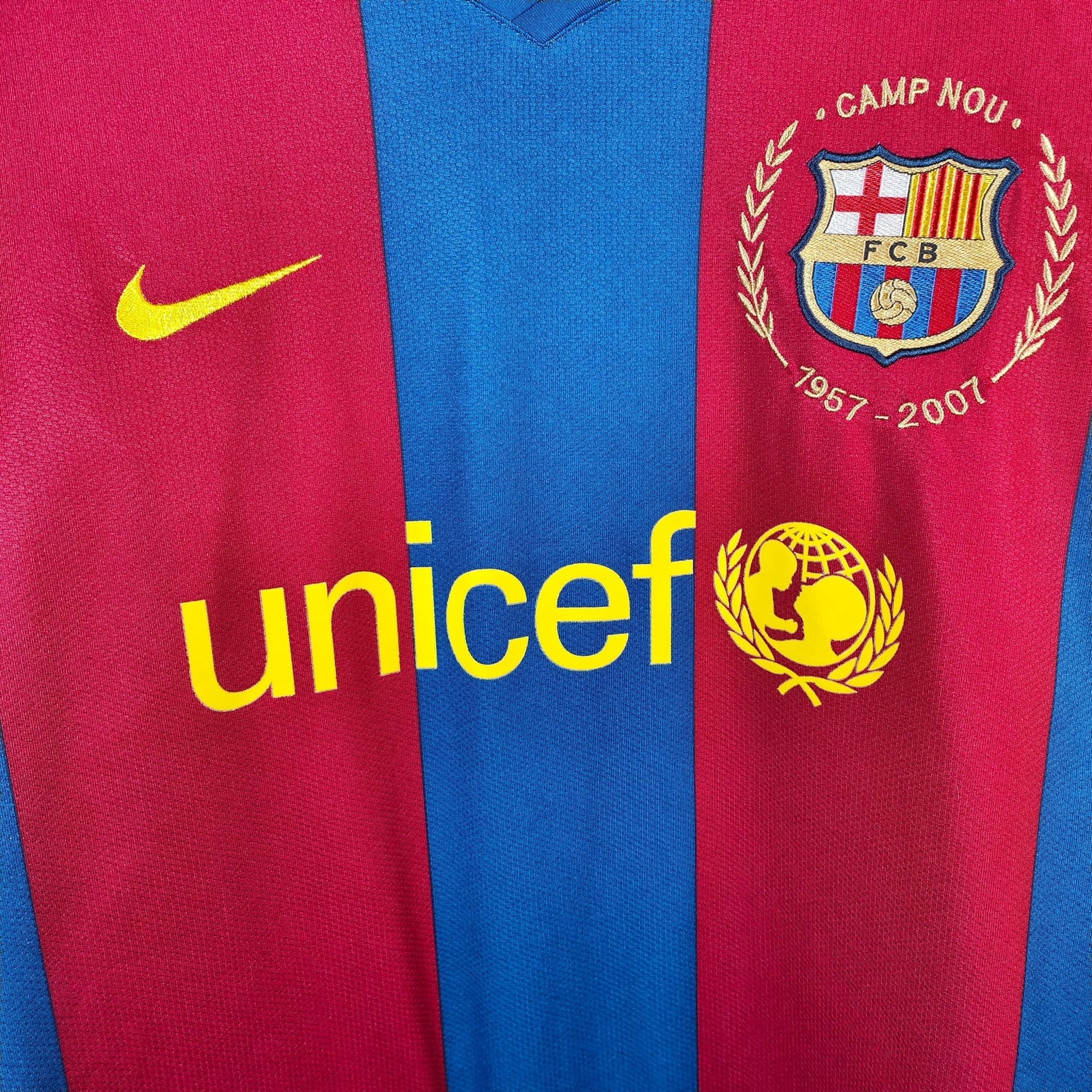 2007 - 08 FC Barcelona Home Shirt Toure Yaya 24 - 8.5/10 - (L) - Eternal Pitch