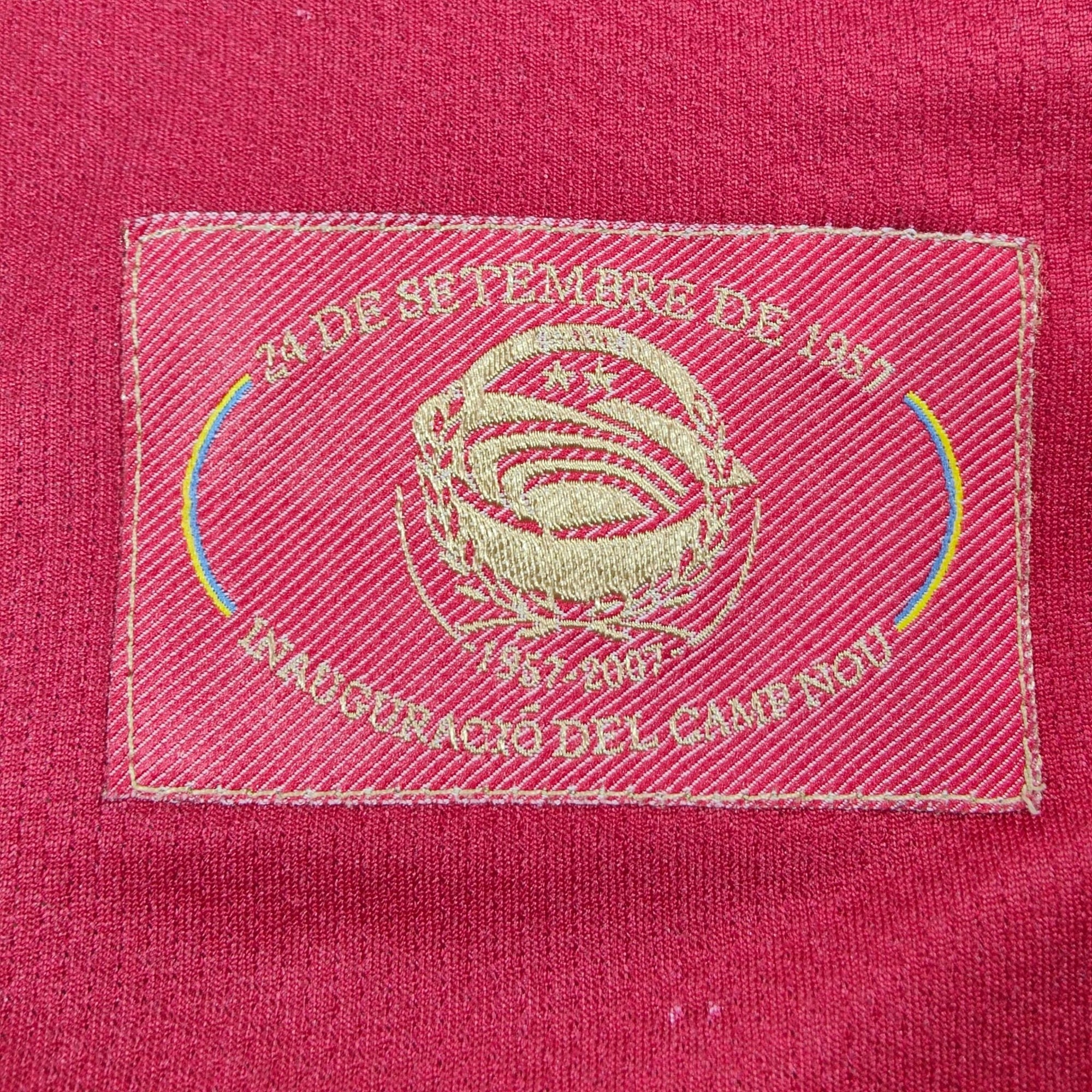 2007 - 08 FC Barcelona Home Shirt Toure Yaya 24 - 8.5/10 - (XL) - Eternal Pitch